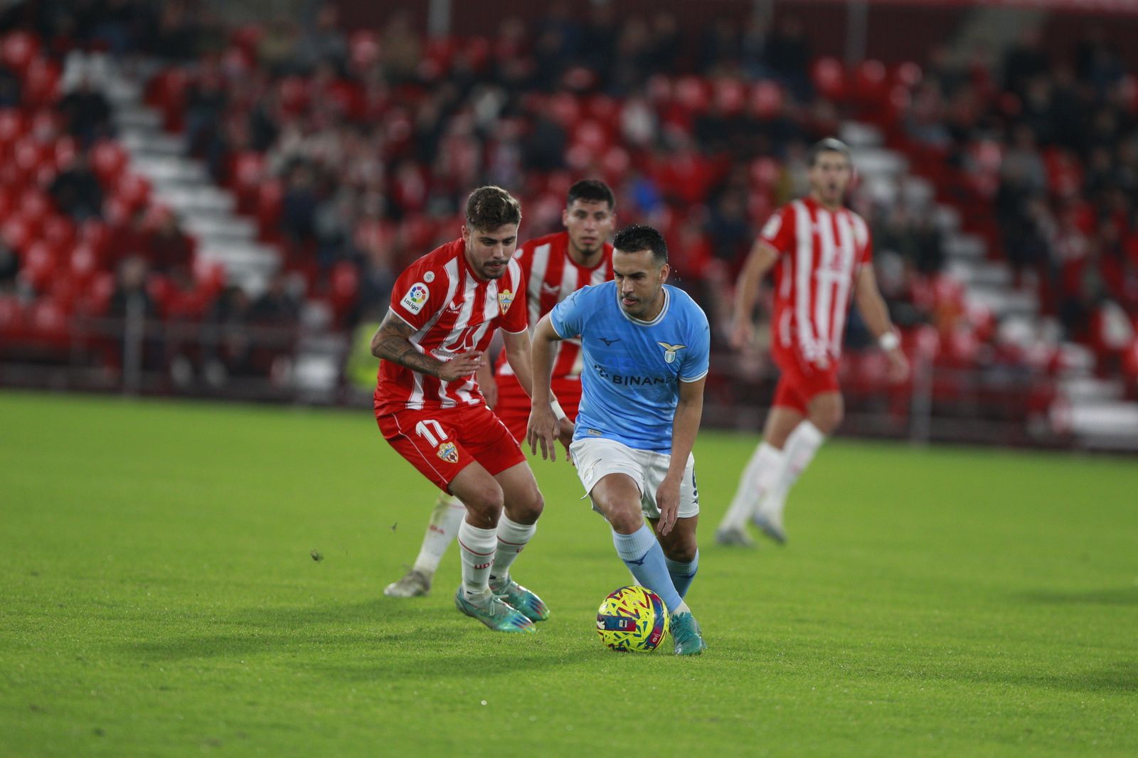 Imágenes del partido de fútbol amistoso U.D. Almería-Lazio