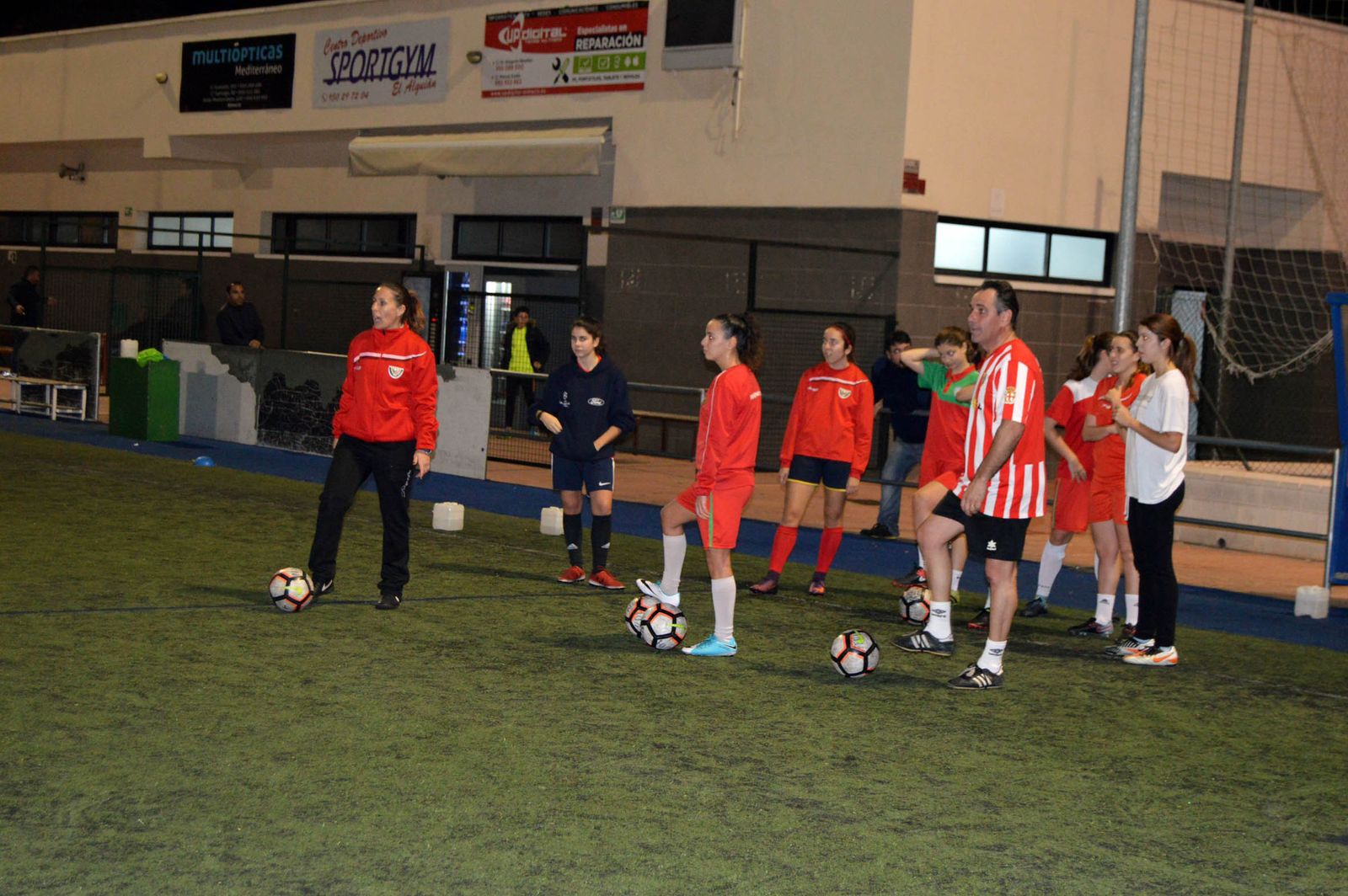 El concejal, con la UD Pavía