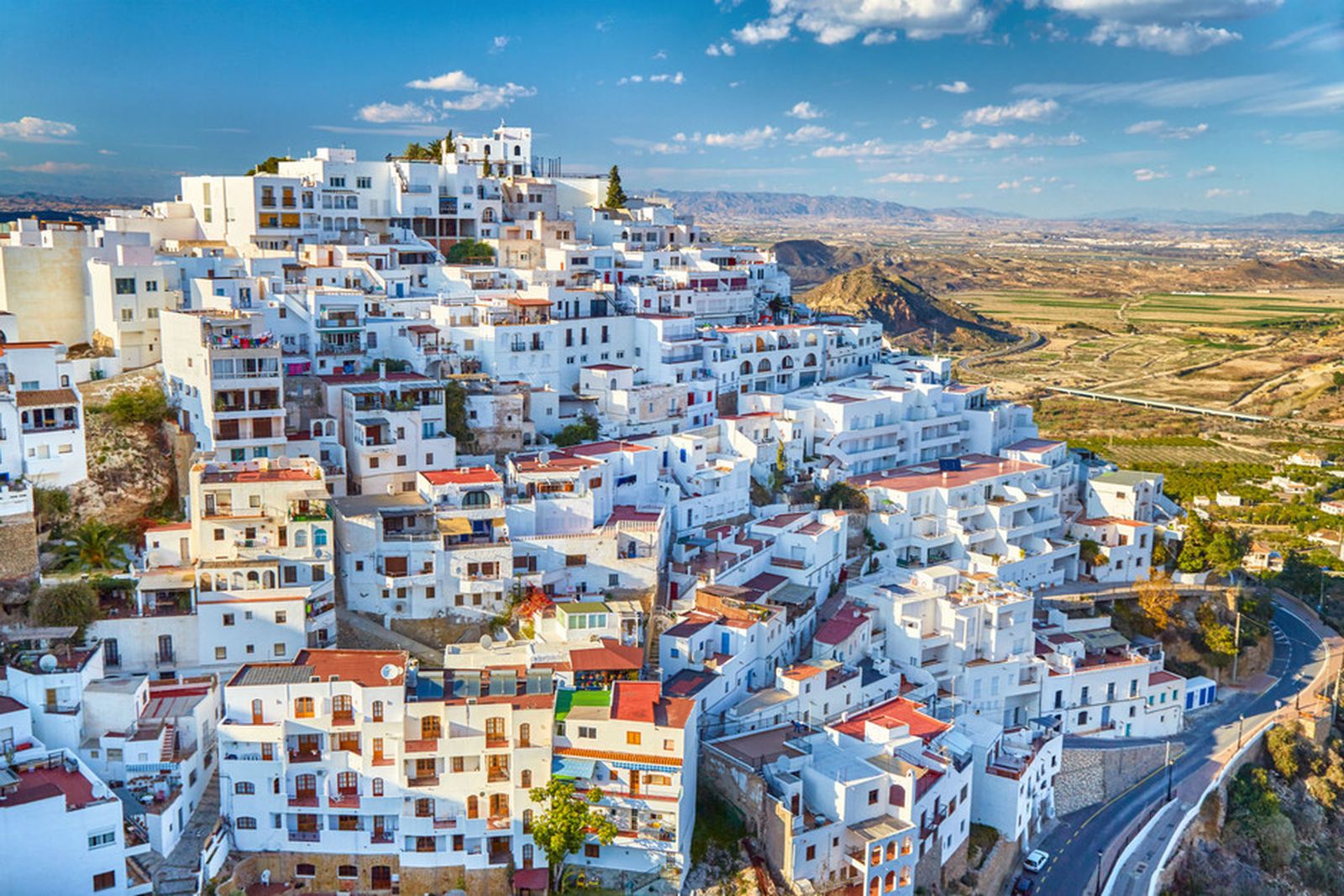 Vista panorámica de Mojácar.