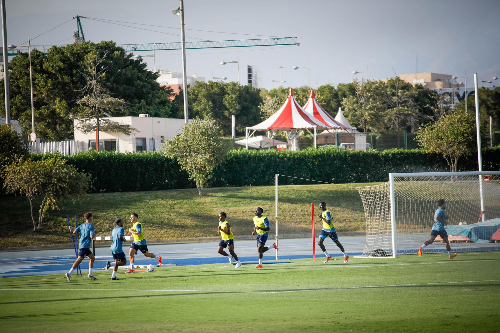 Primer entrenamiento pretemporada del Almería, en imágenes