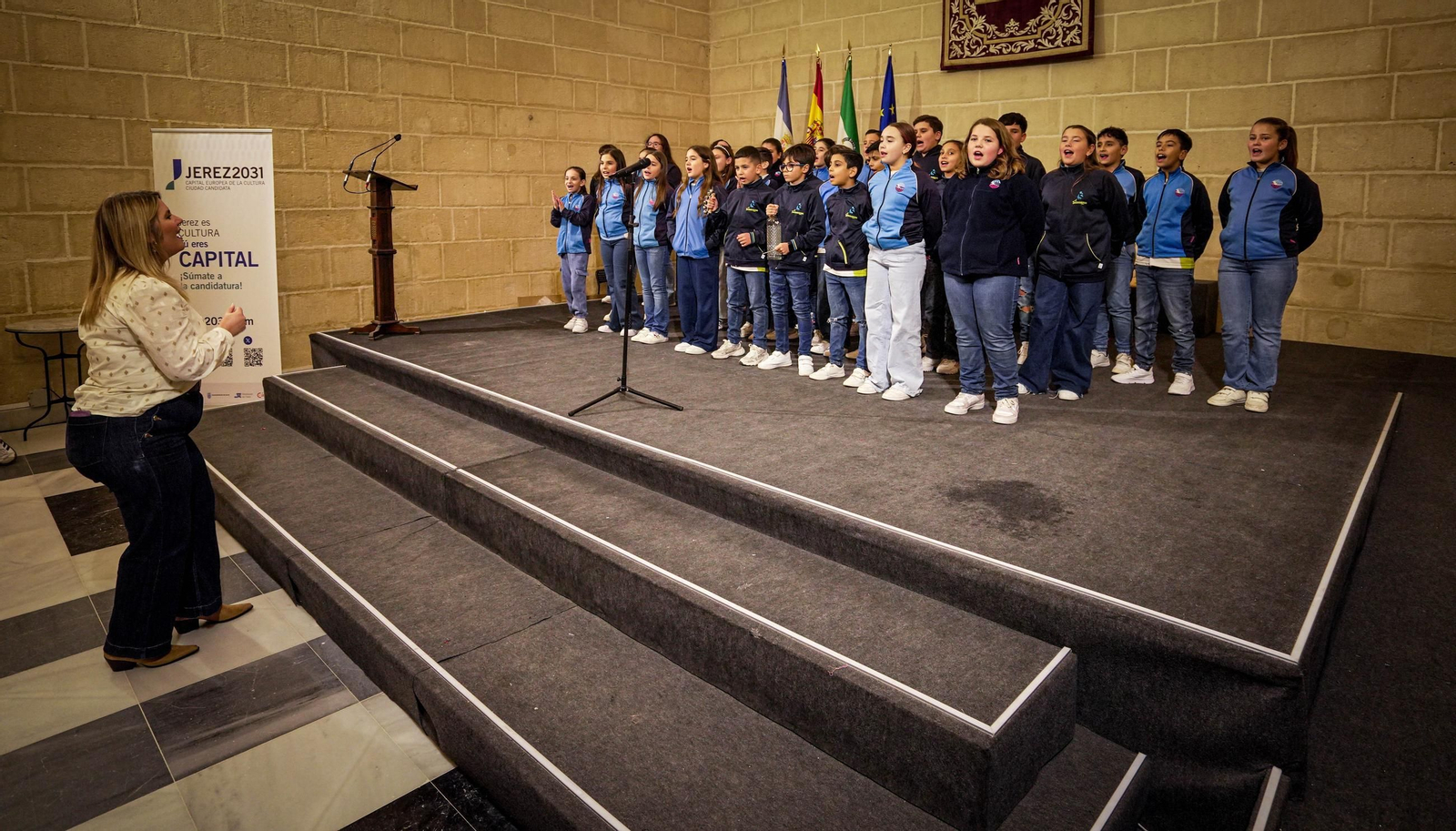 Imágenes del concurso de villancicos de la Cátedra de Flamencología de Jerez