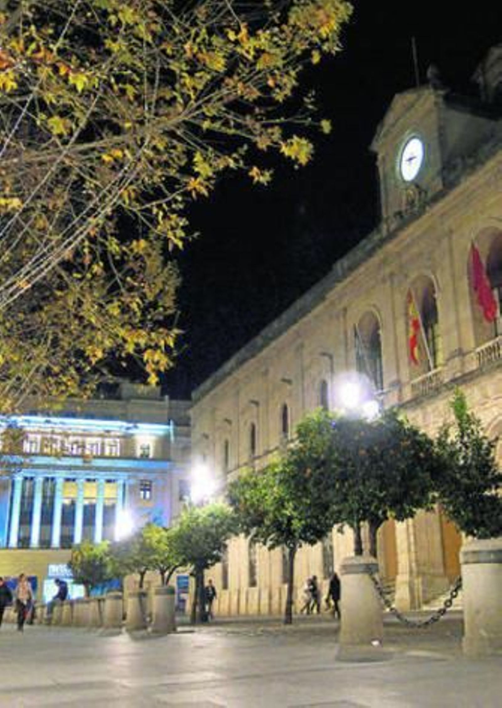 Fachada principal del Ayuntamiento de Sevilla.