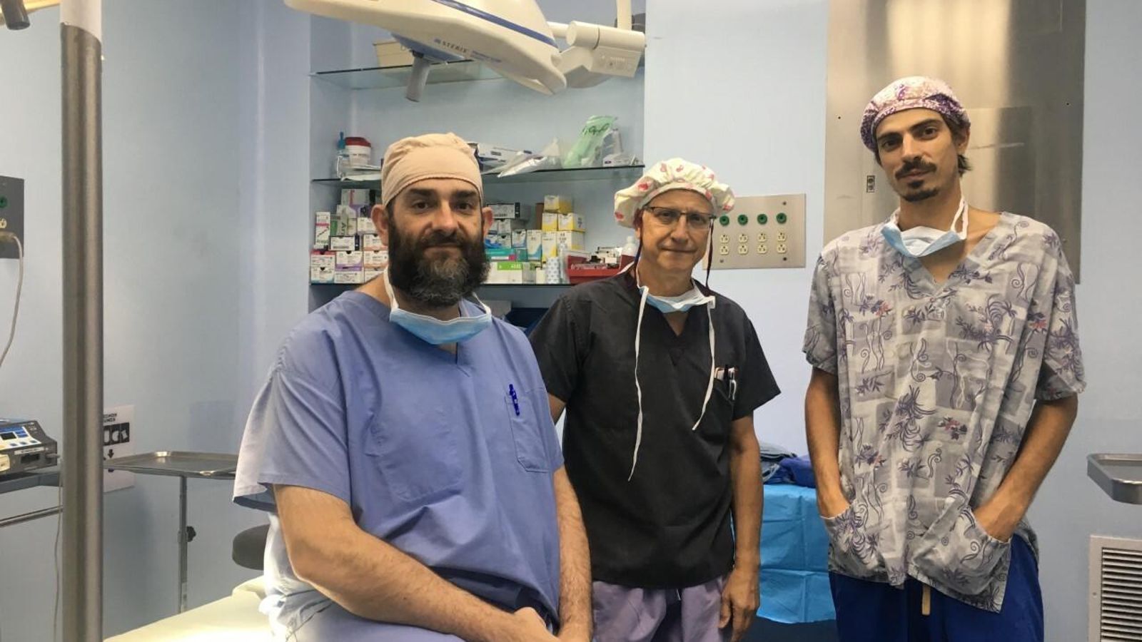 Daniel Bejarano, Julio Araújo y José Araújo.