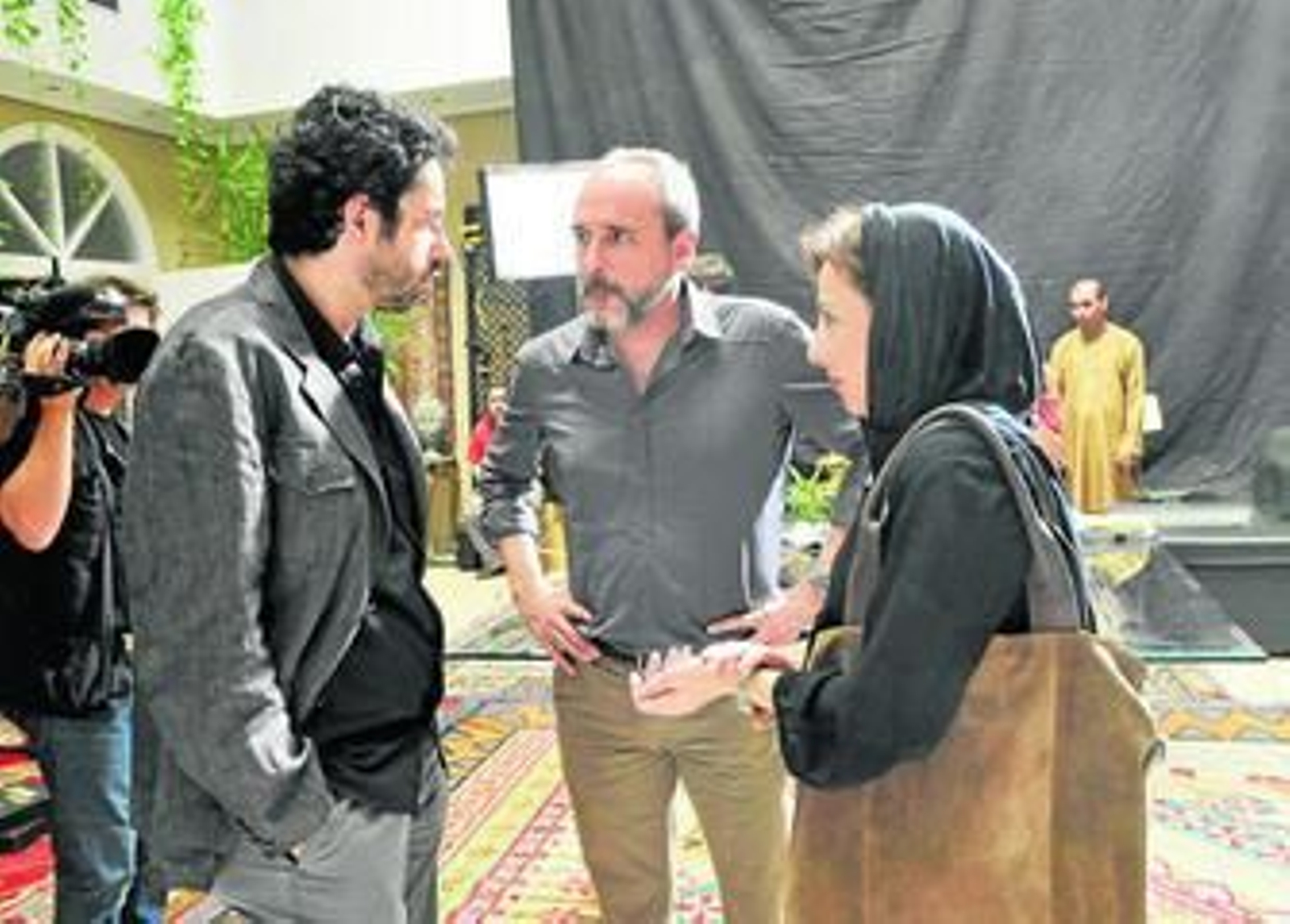 Antena 3 ha rodado en El Puche la serie 'Rescatando a Sara' con Carmen Machi