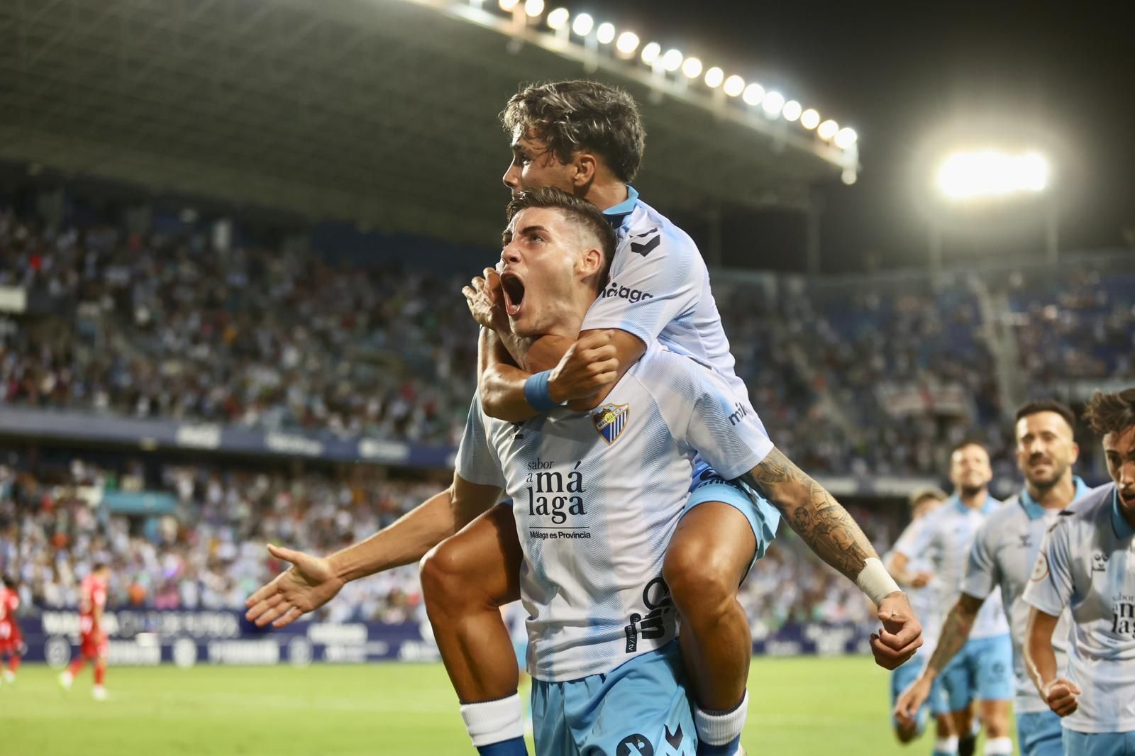 El Málaga CF-Atlético de Madrid B, en fotos