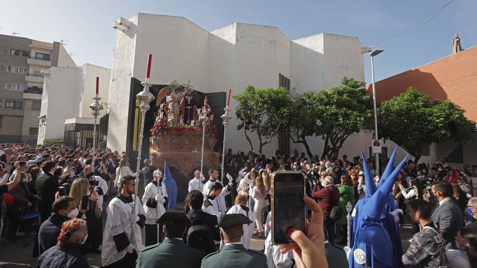 Fotos del Domingo de Ramos en Algeciras: Oración en el Huerto
