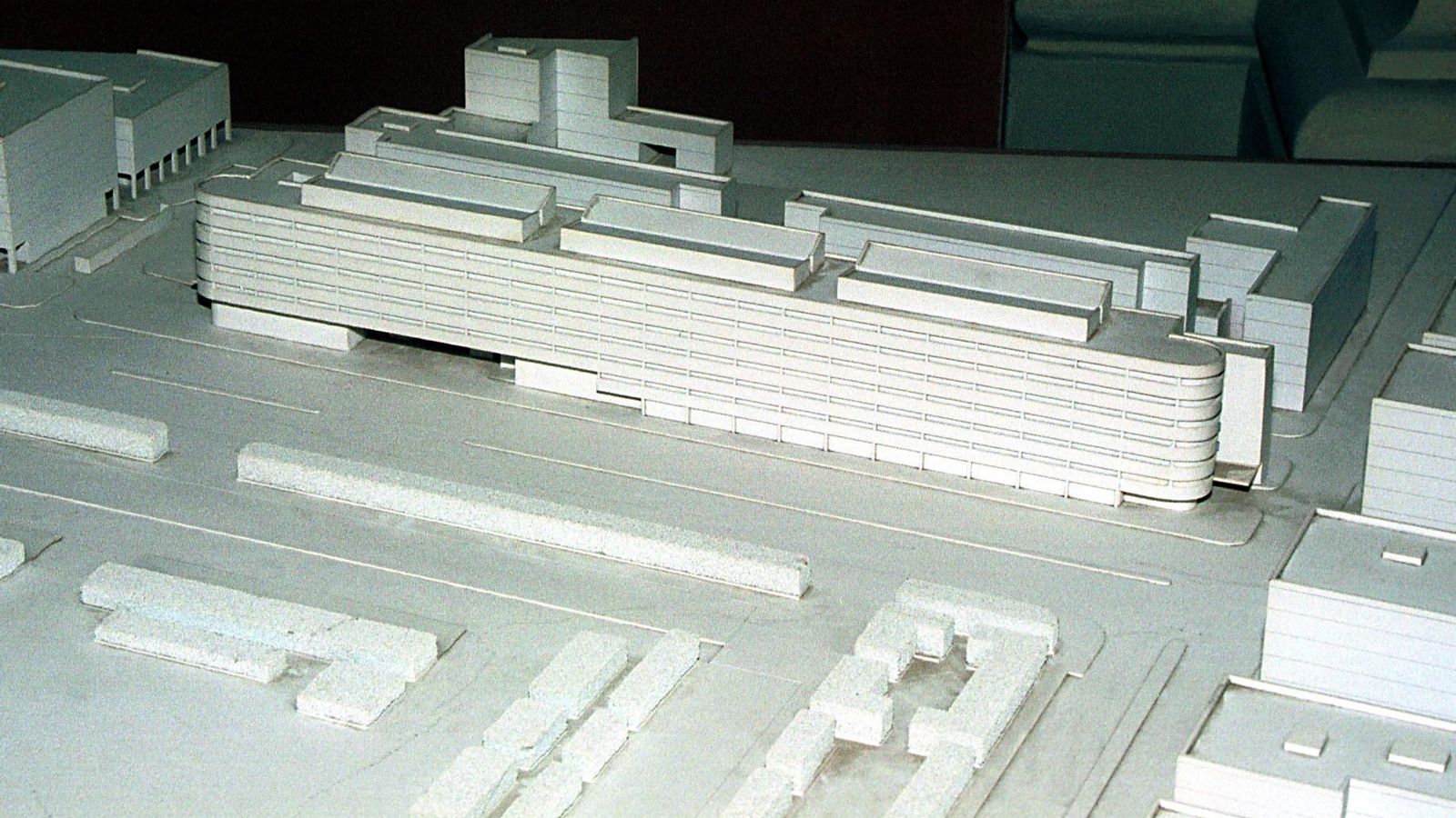 La maqueta del edificio de Rafael Moneo para el Prado.