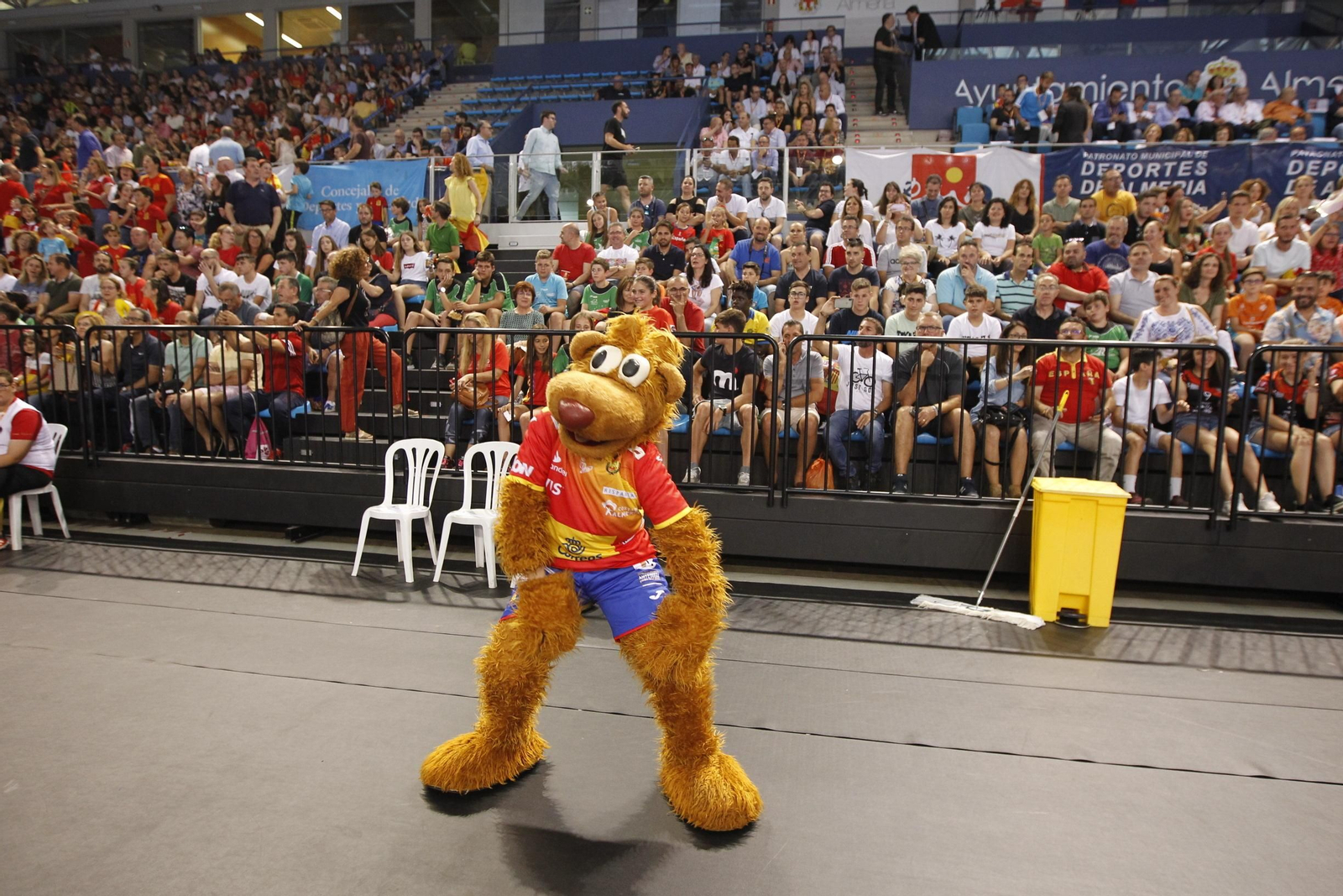 Fotogalería España-Suecia. Balonmano. Palacio Juegos Mediterráneos. Almería