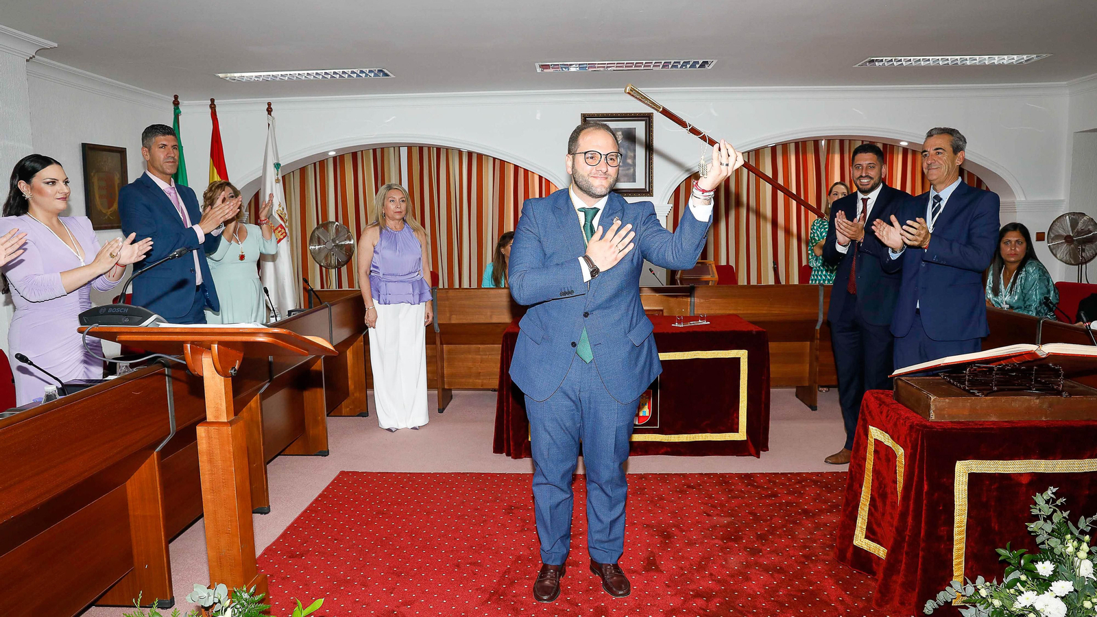 La investidura de Adrián Vaca como alcalde de Castellar, en imágenes