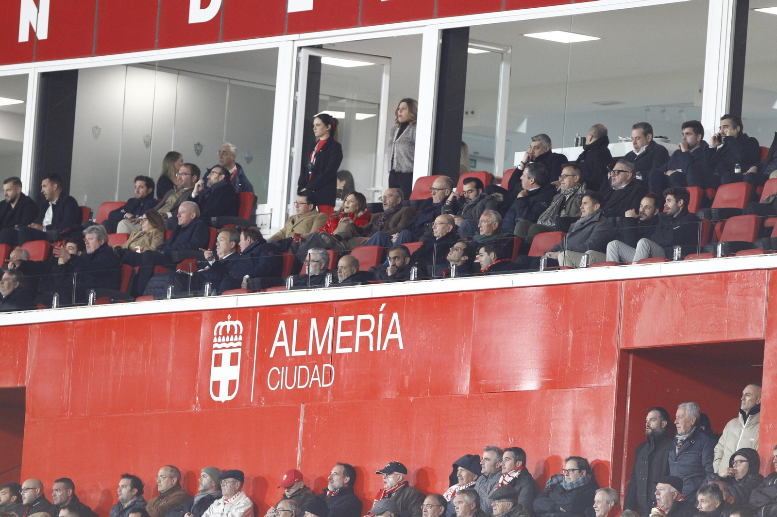 El partido U.D. Almería-C.D. Leganés de Copa del Rey, en imágenes
