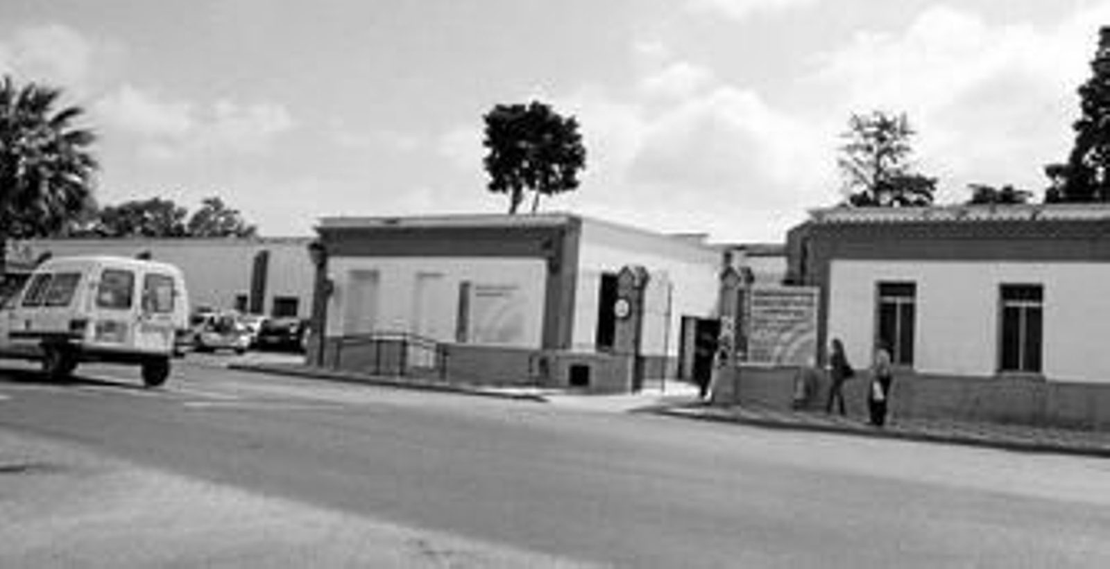 Imagen de la carretera del cementerio, donde se produjo el accidente mortal.