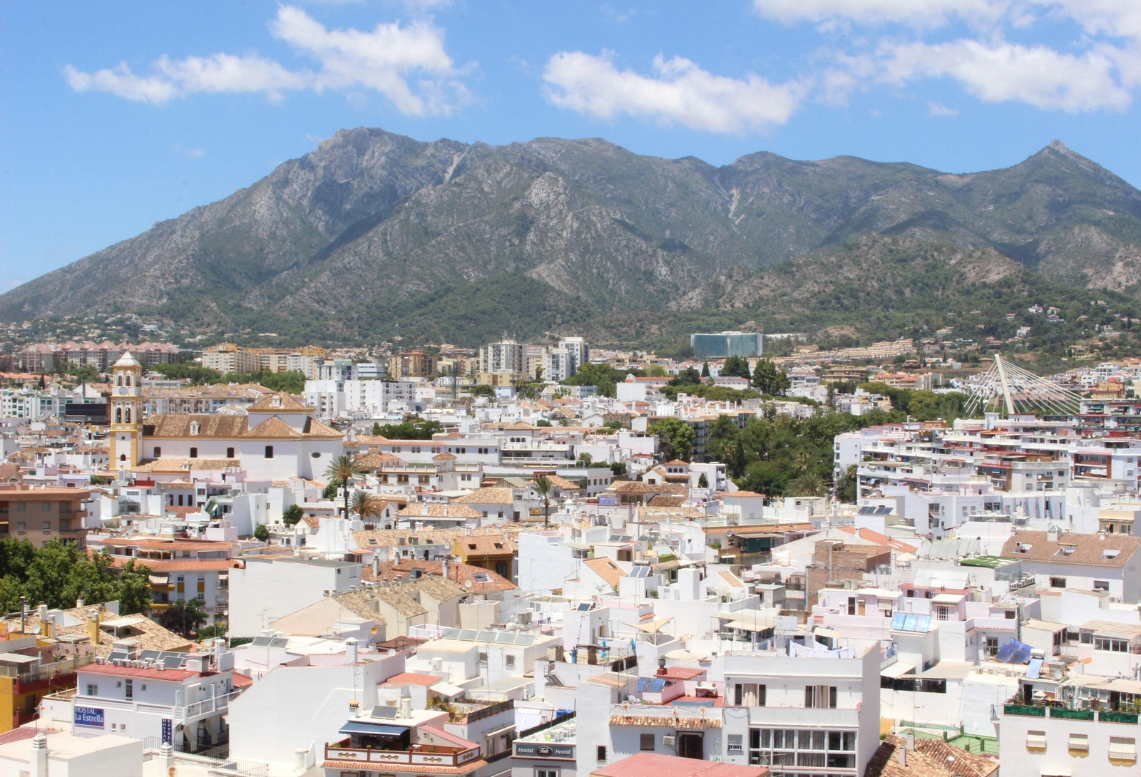 Vista de la ciudad costasoleña de Marbella.