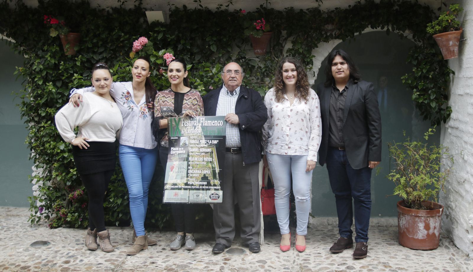 Presentación del Festival Flamenco de Córdoba, ayer, en la Posada del Potro.