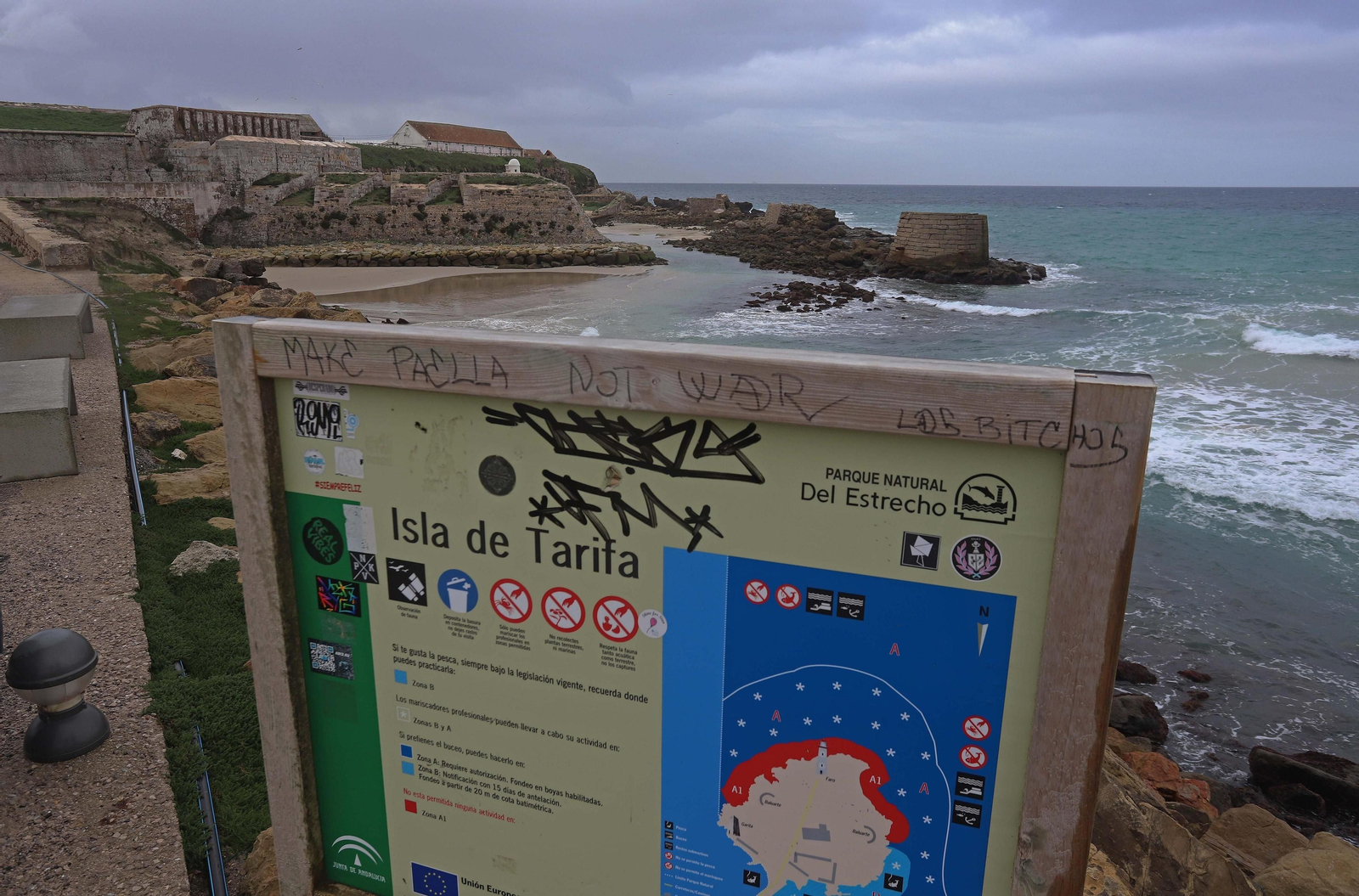 Fotos de la Isla de Tarifa y el parque natural del Estrecho