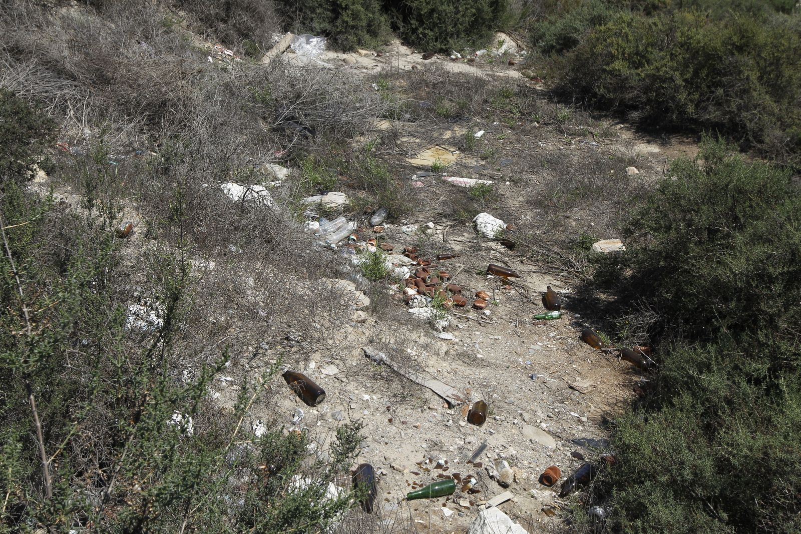 Fotogalería basura en el Desierto de Tabernas