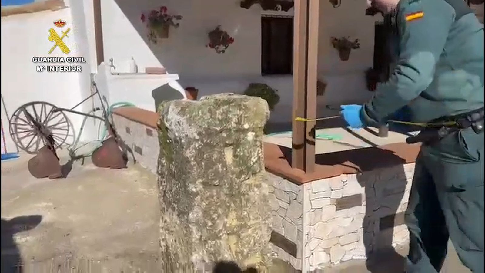 La Guardia Civil recupera una pieza visigoda única en Cádiz, con alto valor arqueológico