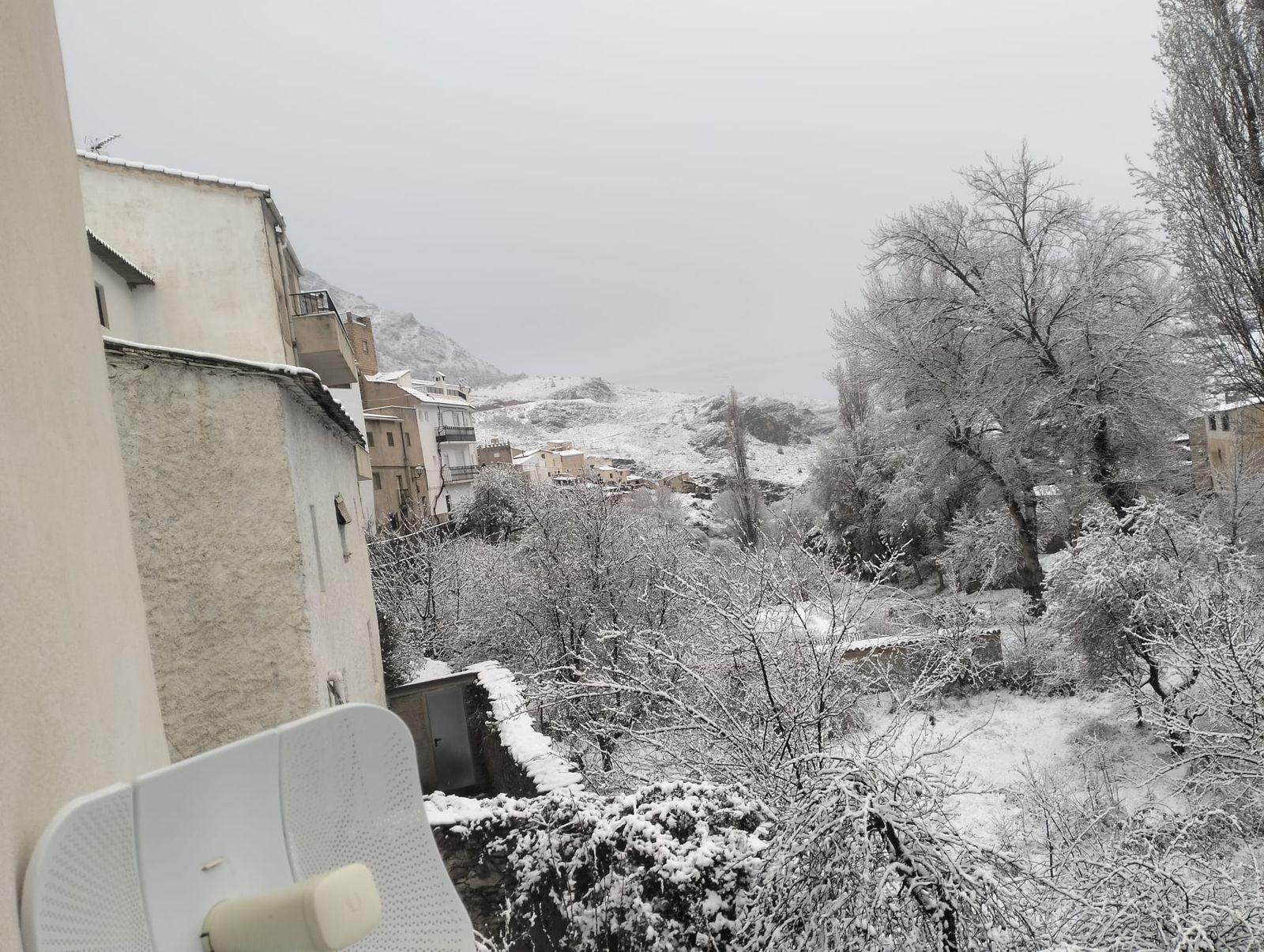 La nieve ha cubierto Bacares este 10 de marzo
