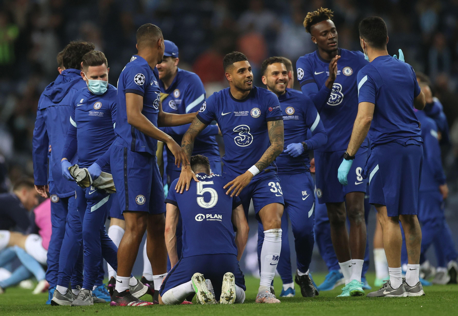 La final de la Champions entre el Manchester City y el Chelsea, en imágenes