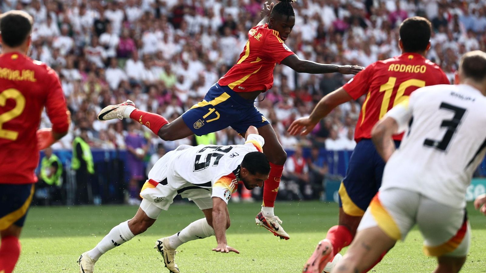 Las mejores fotos del España - Alemania