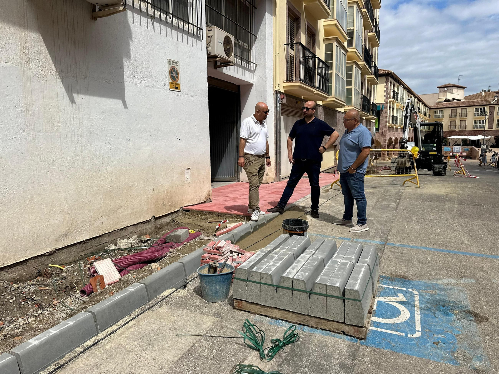 Comienzan las obras en las calles Noria y Mirador de Huércal-Overa.