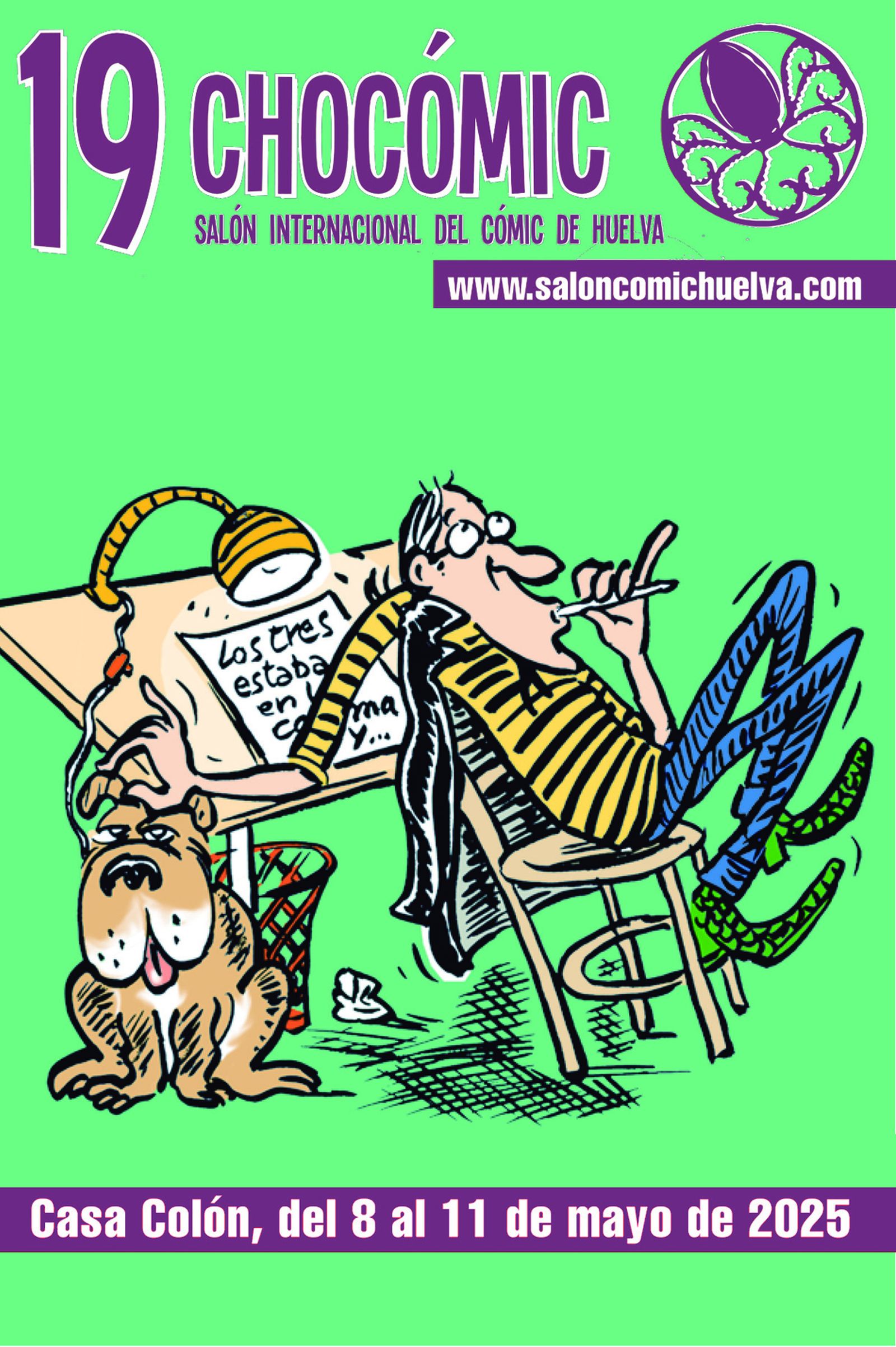 Postal del 19º Chocómic realizada por Ramón Boldú.