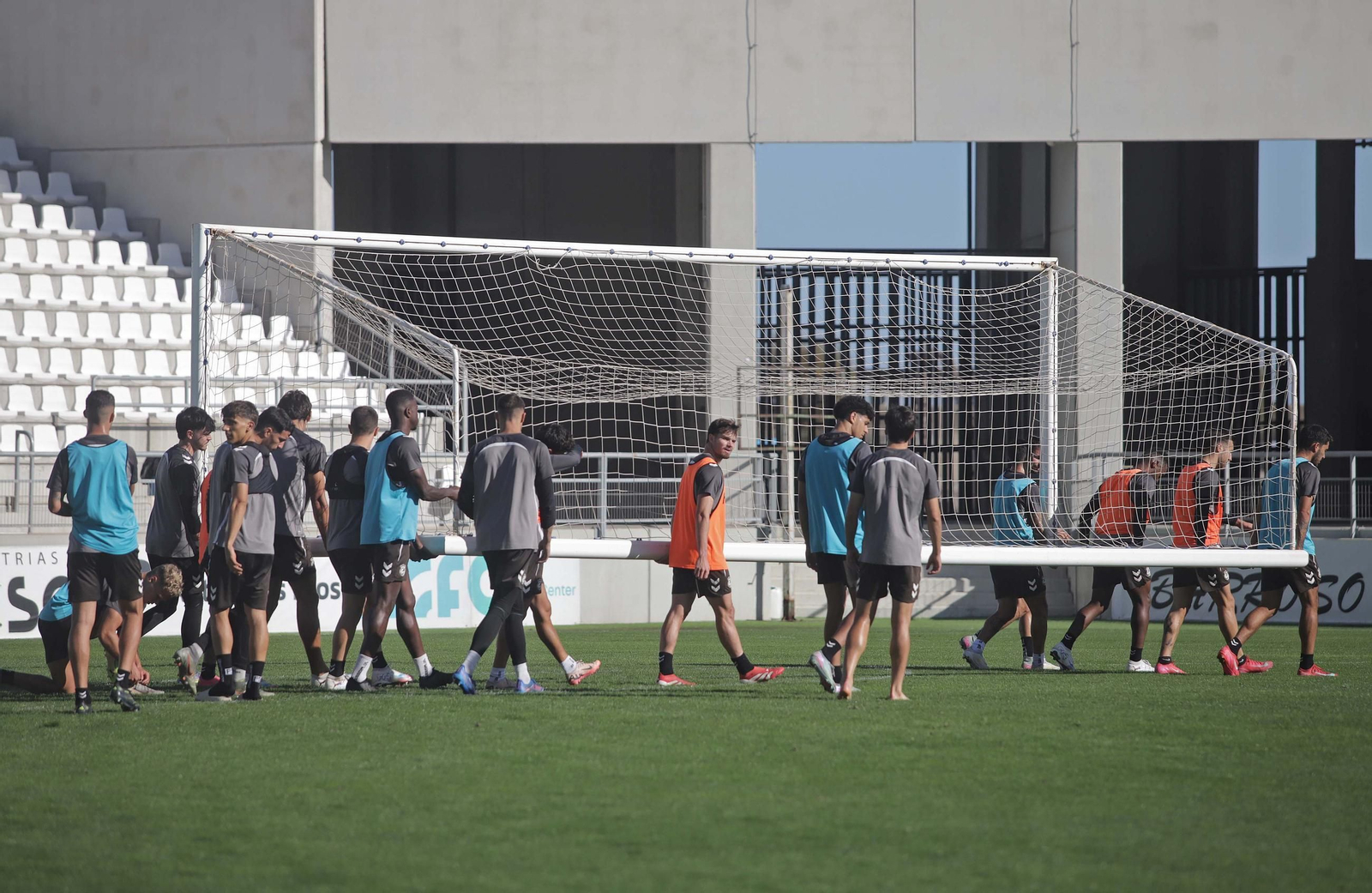 Fotos del entrenamiento de la Balona en el día de la Inmaculada Concepción