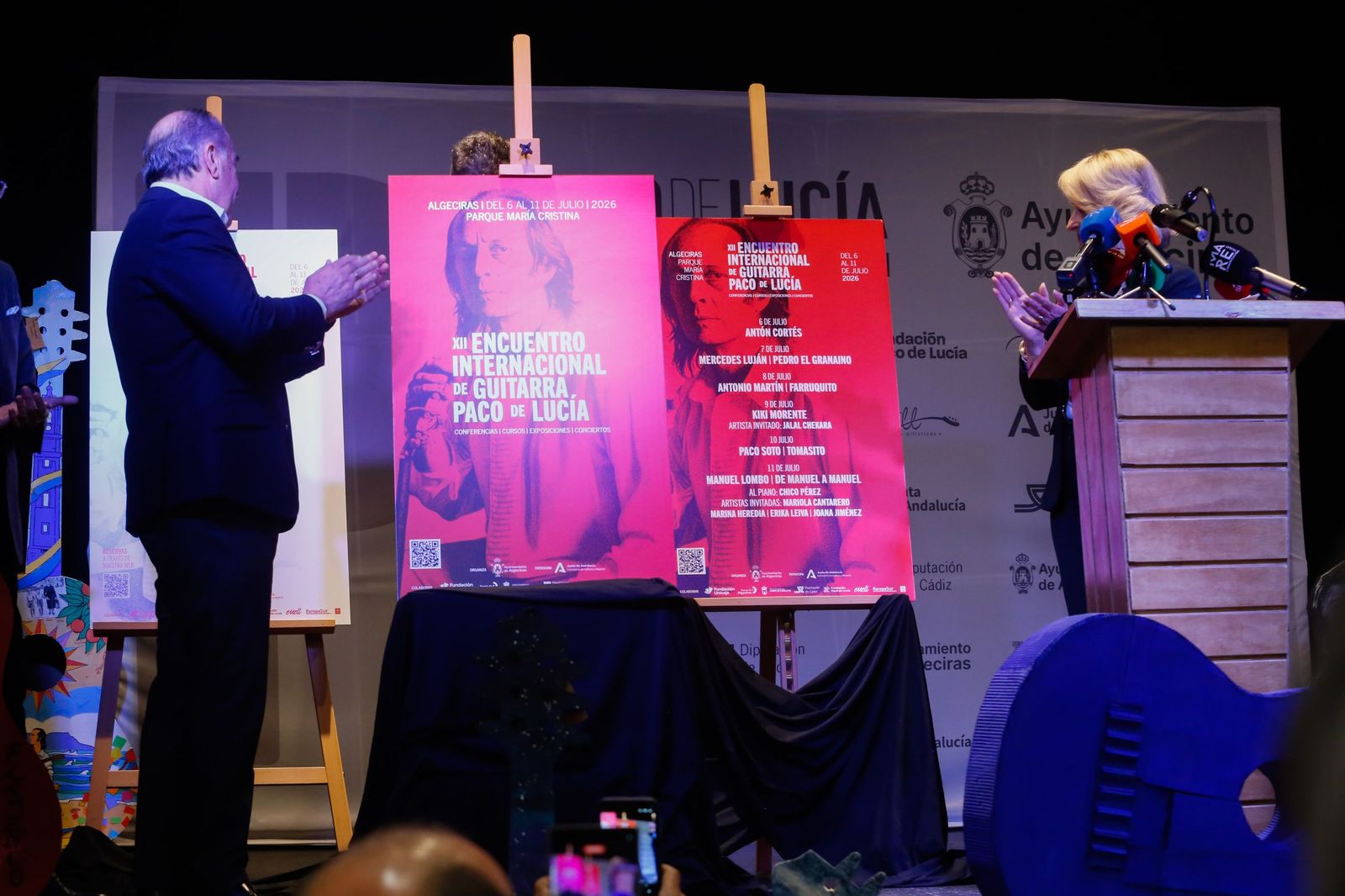 Fotos de la presentación del XII Encuentro Internacional de Guitarra Paco de Lucía