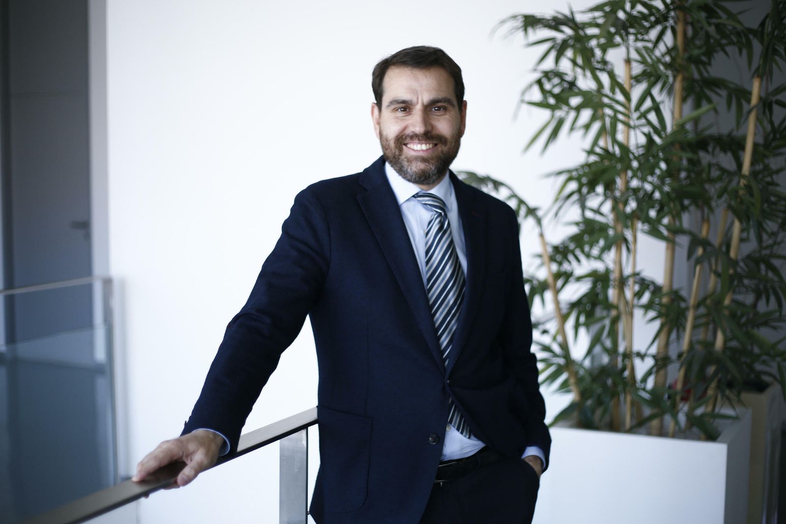 El director gerente de la Cámara de Comercio, Joaquín Rubio, posa para la entrevista