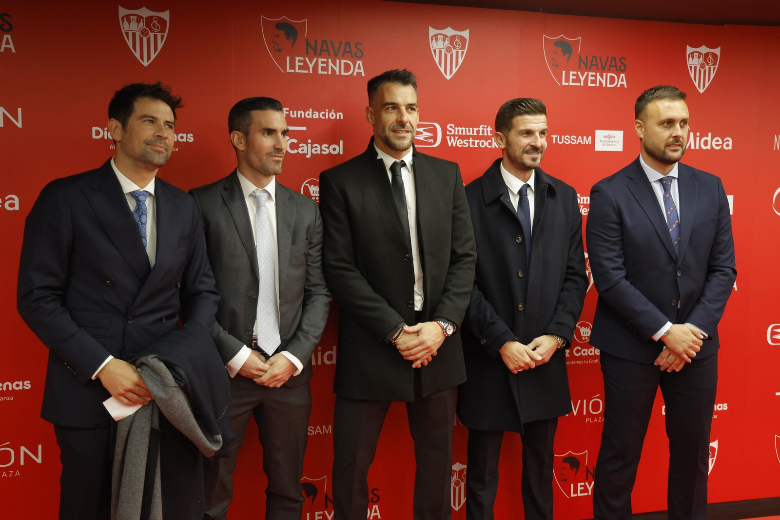 La alfombra roja en el homenaje a Jesus Navas