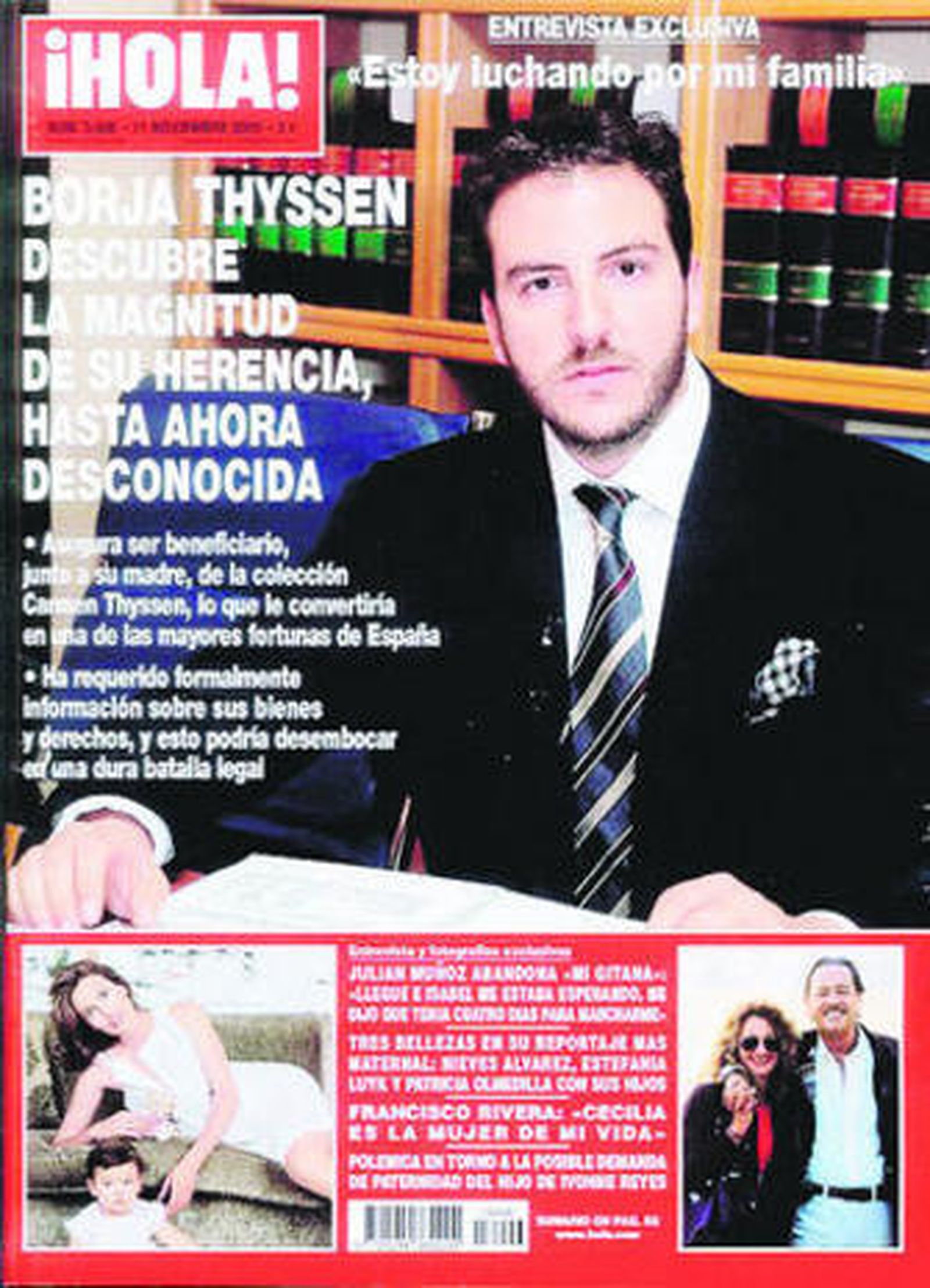 Borja Thyssen lucha por su familia (y dinero)
