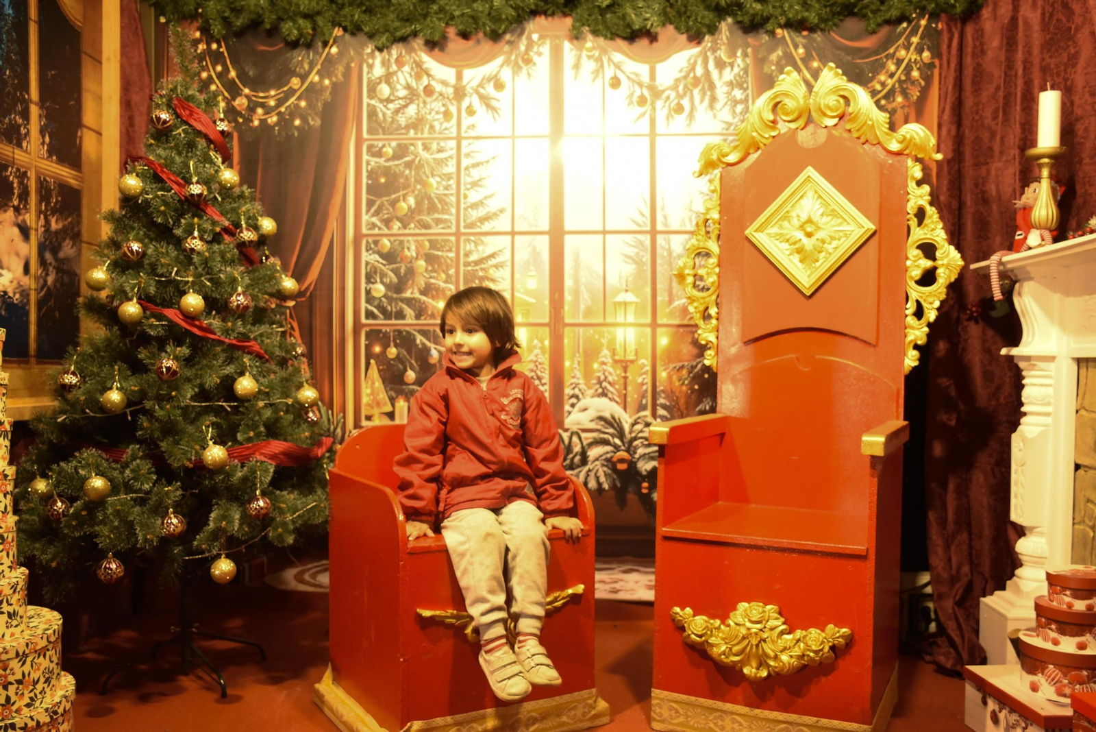 Fotos del poblado navideño de los Jardines Saccone de La Línea