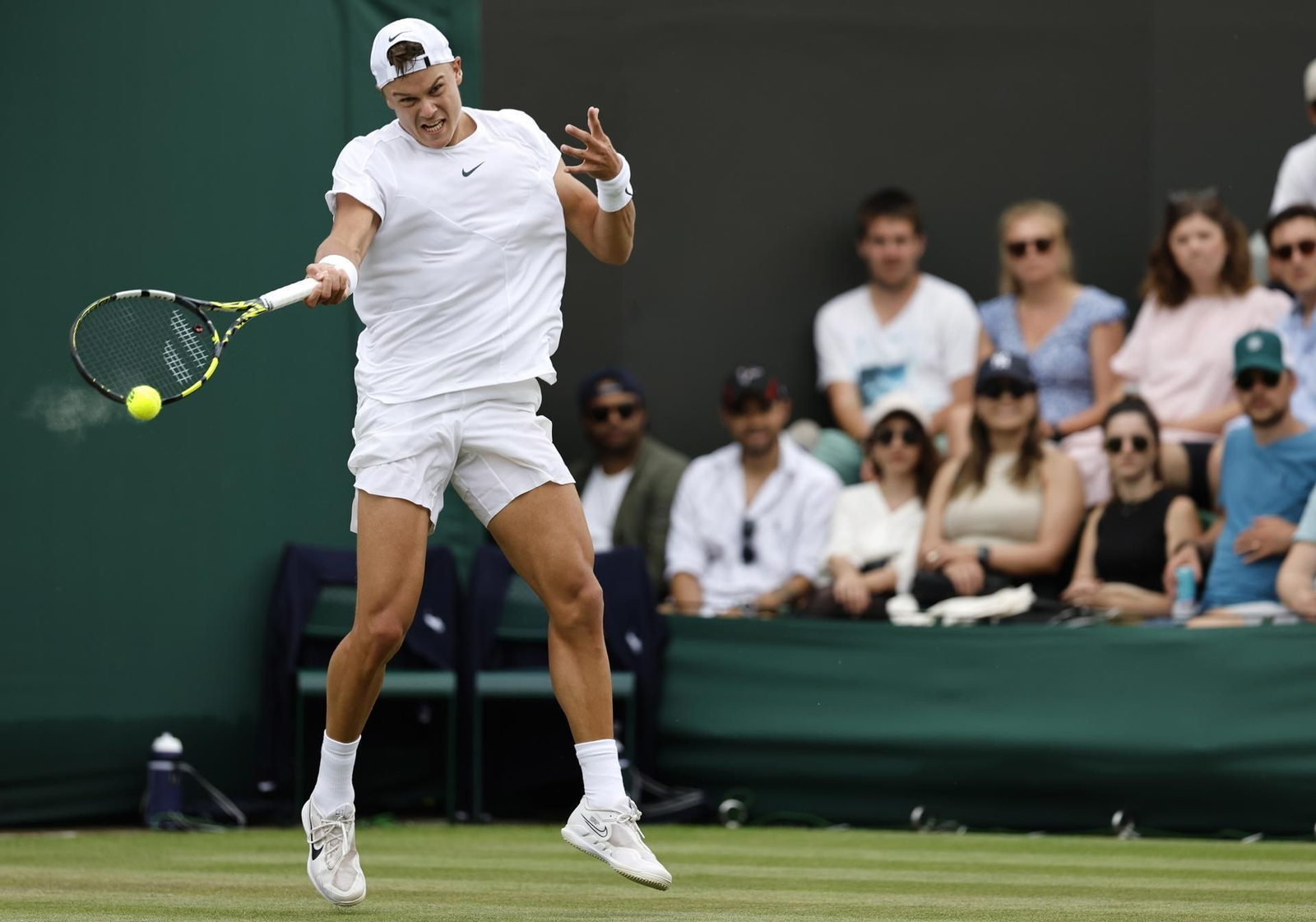 Alejandro Davidovich-Holger Rune de Wimbledon, en imágenes
