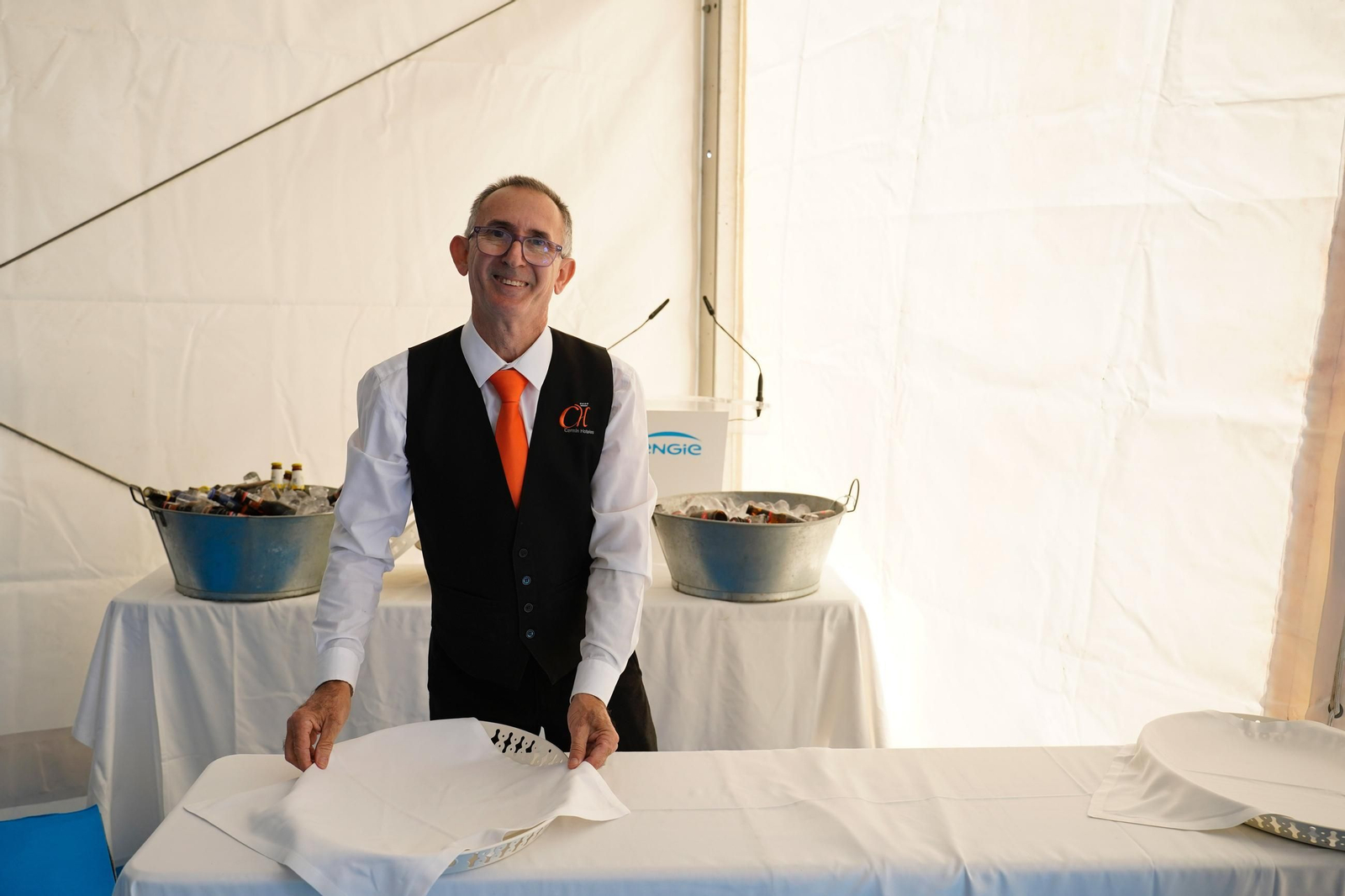 Las fotos de la inauguración de los parques eólicos El Padrón y Cerro Cabello de Los Barrios