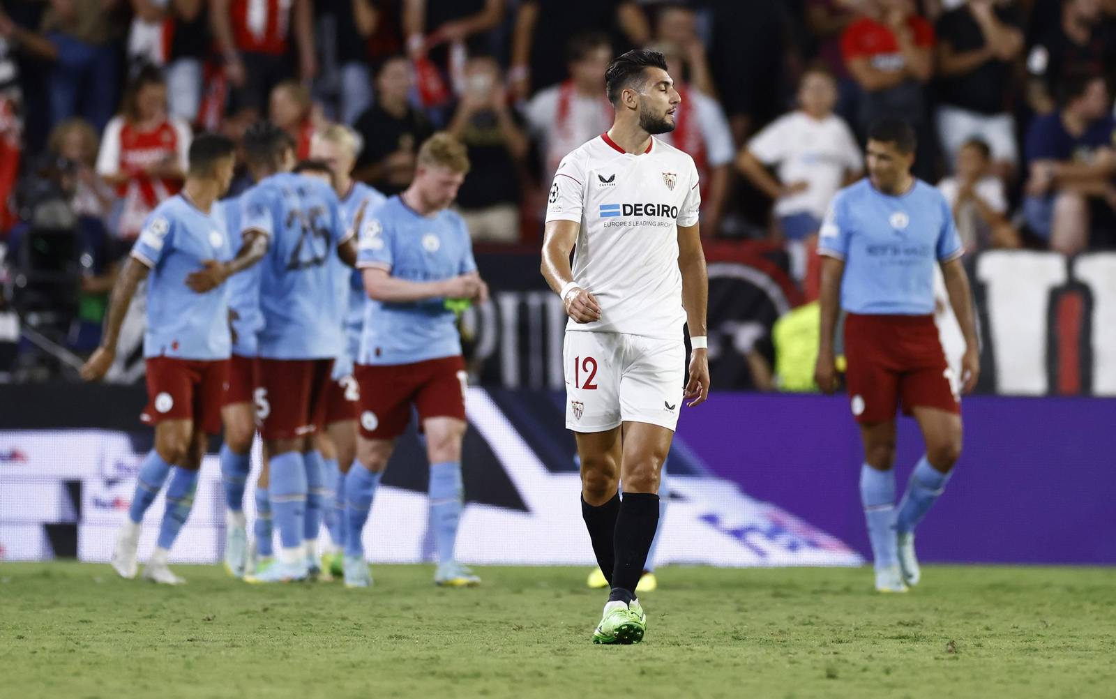 Las imágenes del Sevilla fc- Manchester City fc
