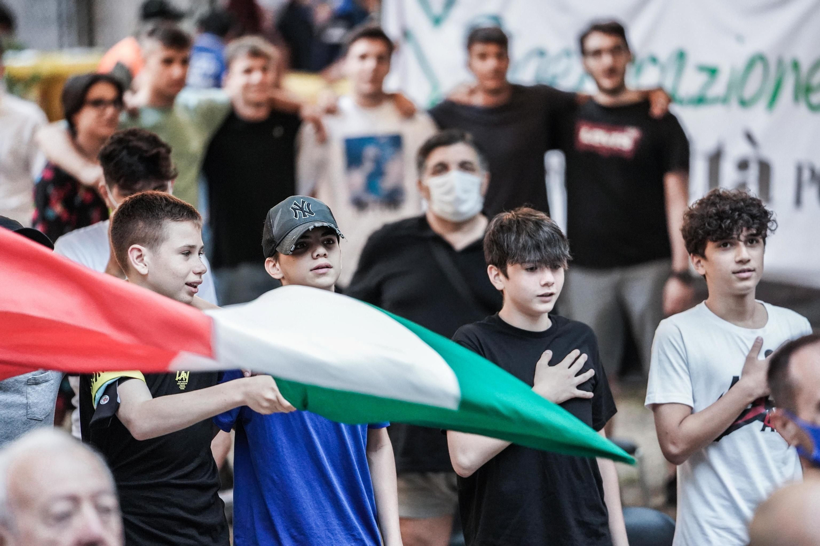 Las imágenes de la semifinal Italia-España de Eurocopa