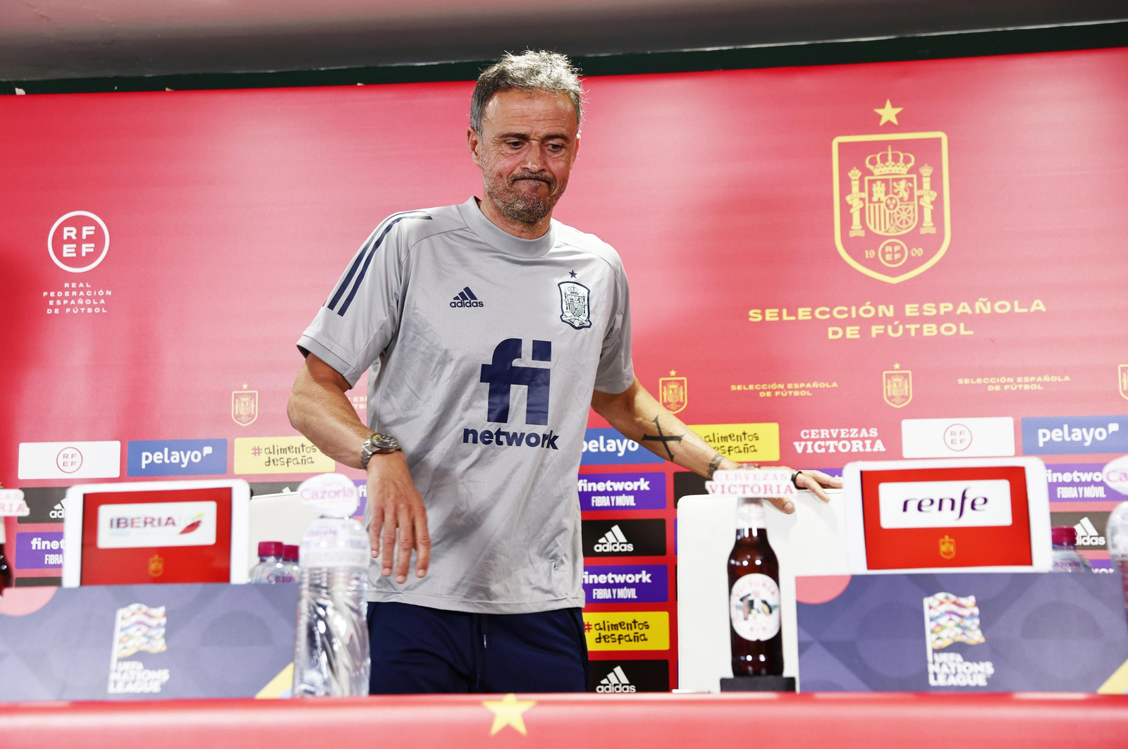 Las imágenes de la selección española en Sevilla