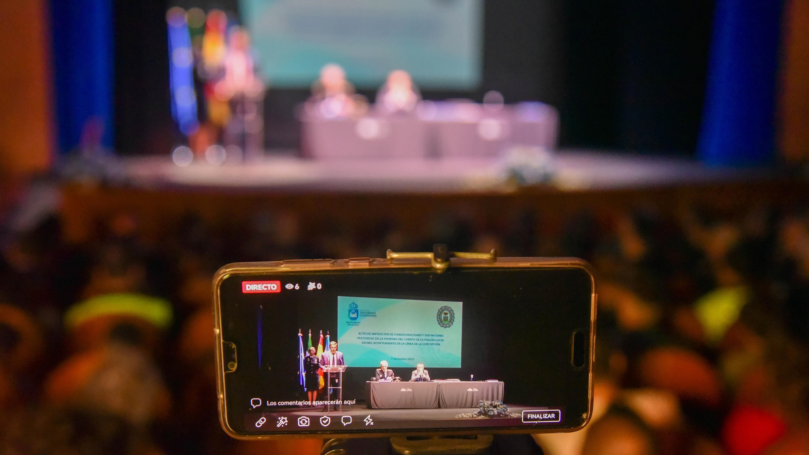 El acto de entrega de distinciones por la festividad del Cuerpo de la Policía Local de La Línea, en imágenes