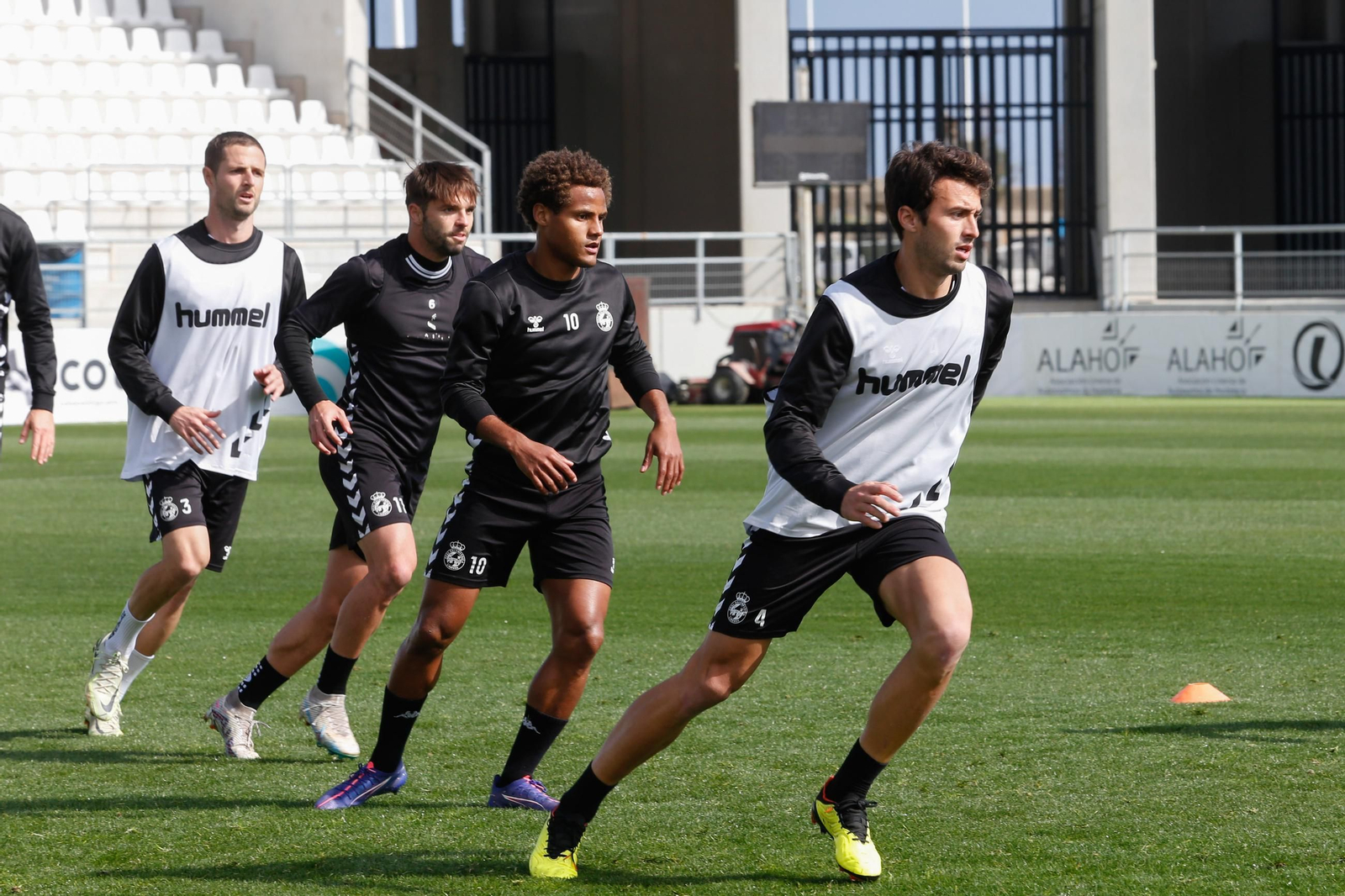 Las fotos del entrenamiento de la Balona previo a su visita al UCAM Murcia