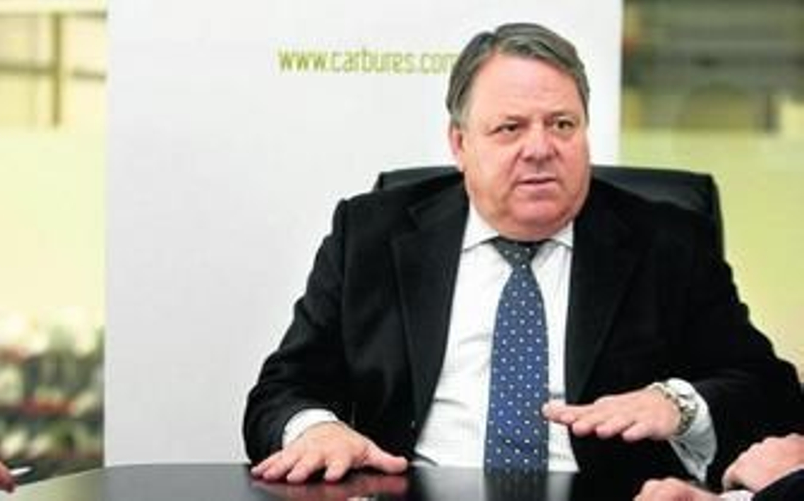 El consejero delegado de Carbures, José María Tarragó, en una imagen de archivo.