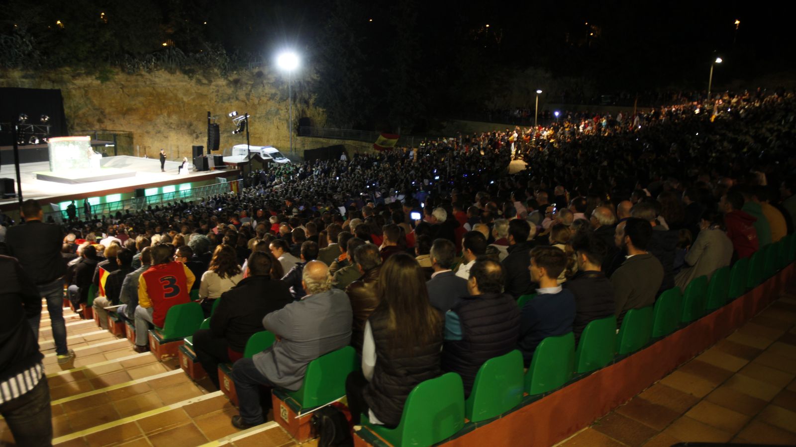 Mitin de Vox en Sevilla con Santiago Abascal