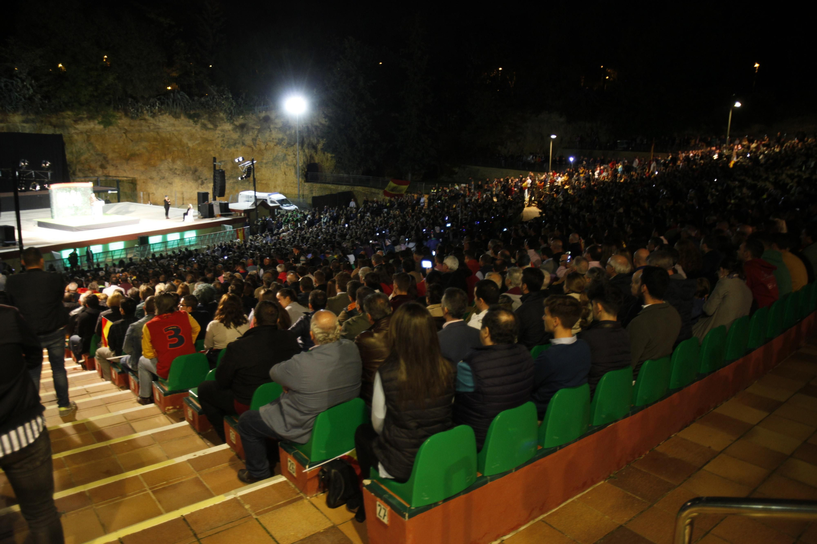 Mitin de Vox en Sevilla con Santiago Abascal