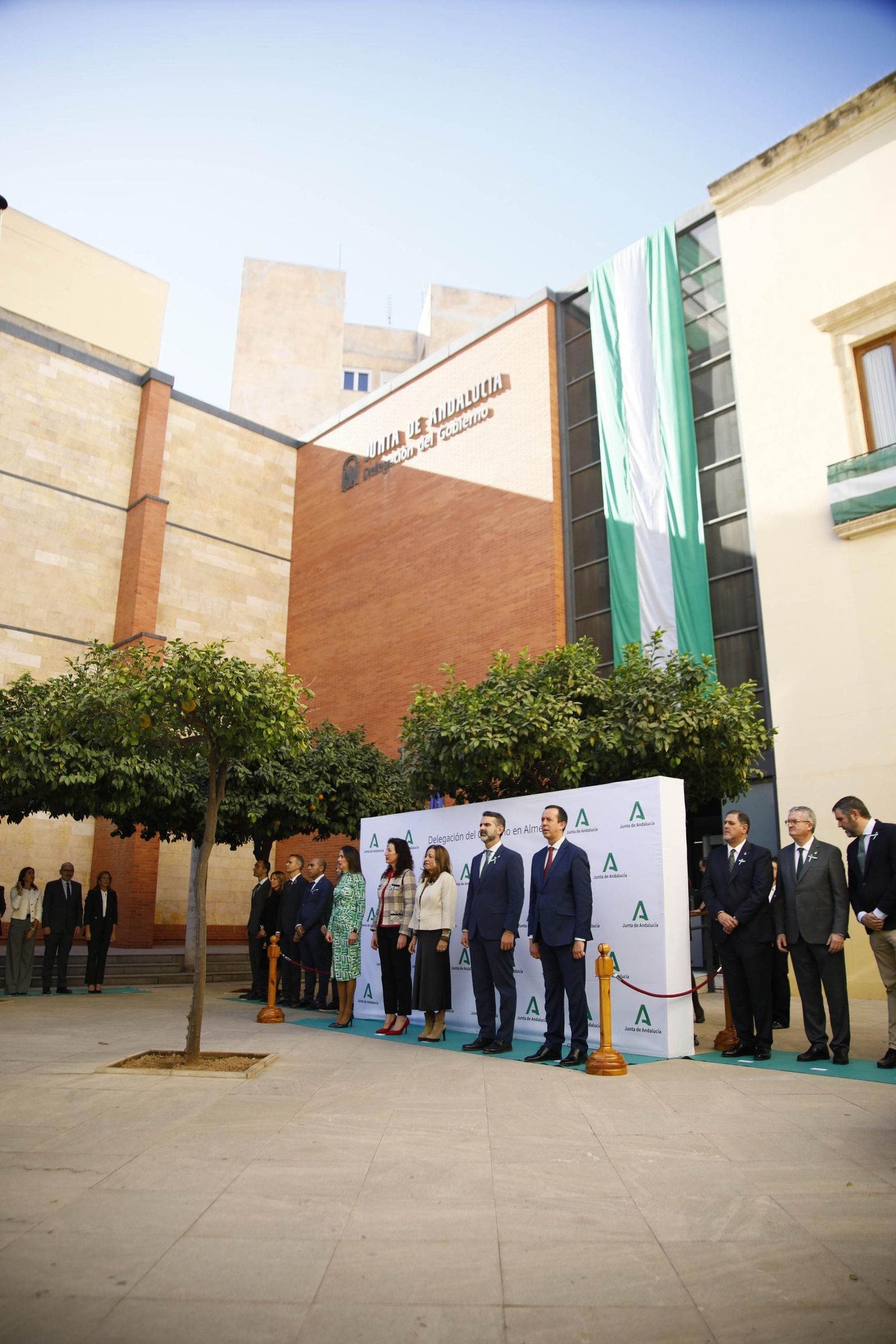 El día de la bandera de Andalucía celebrado en Almería, en imágenes