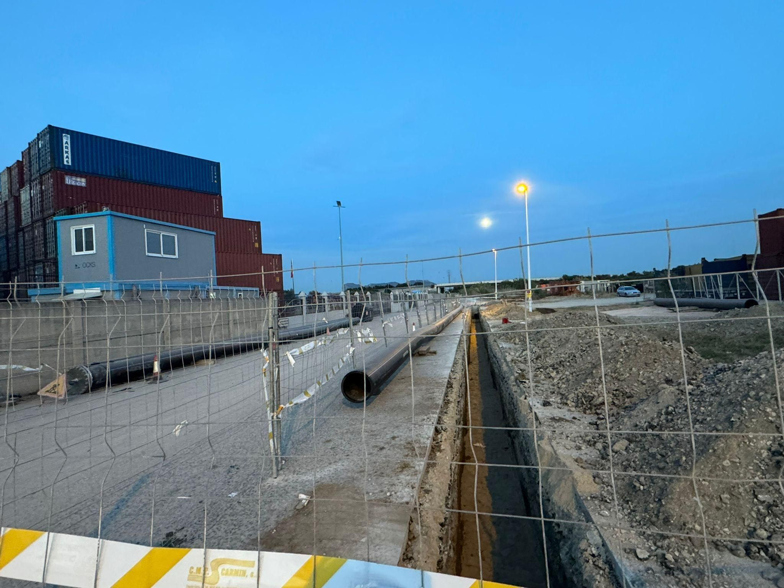 Las obras que realiza Arcgisa, en el Cañuelo.