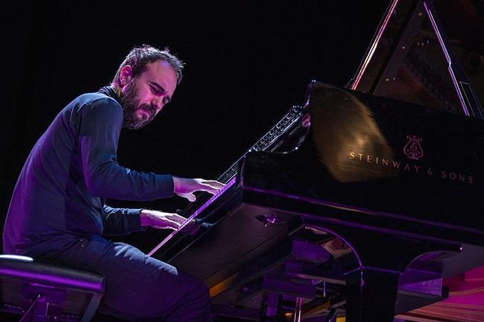 El pianista Moisés P. Sánchez.