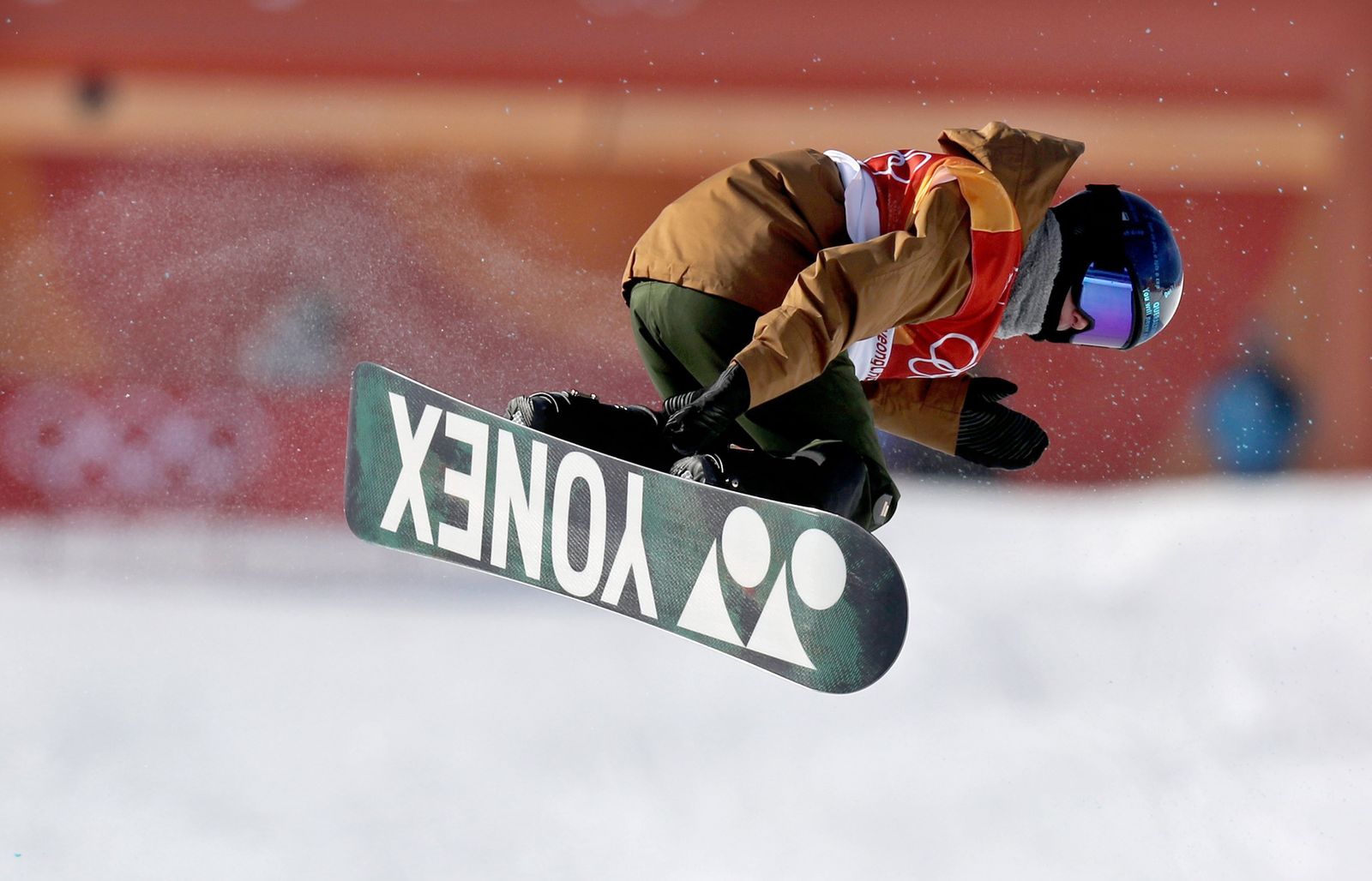 La deportista española Queralt Castellet, durante la final de 'halfpipe' en el recinto de Bokwang Phoenix.