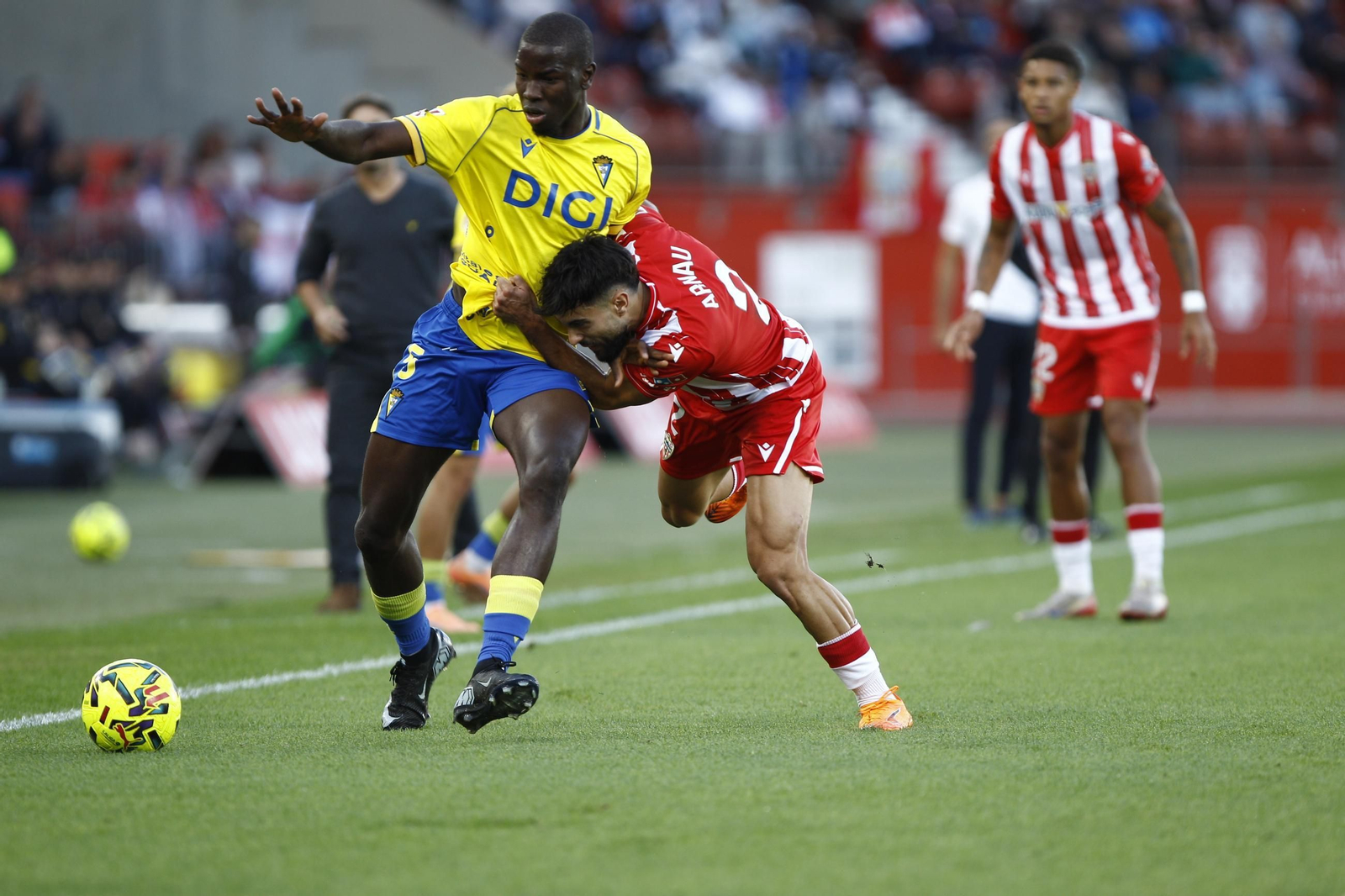 El partido U.D. Almería-Cádiz C.F. en imágenes