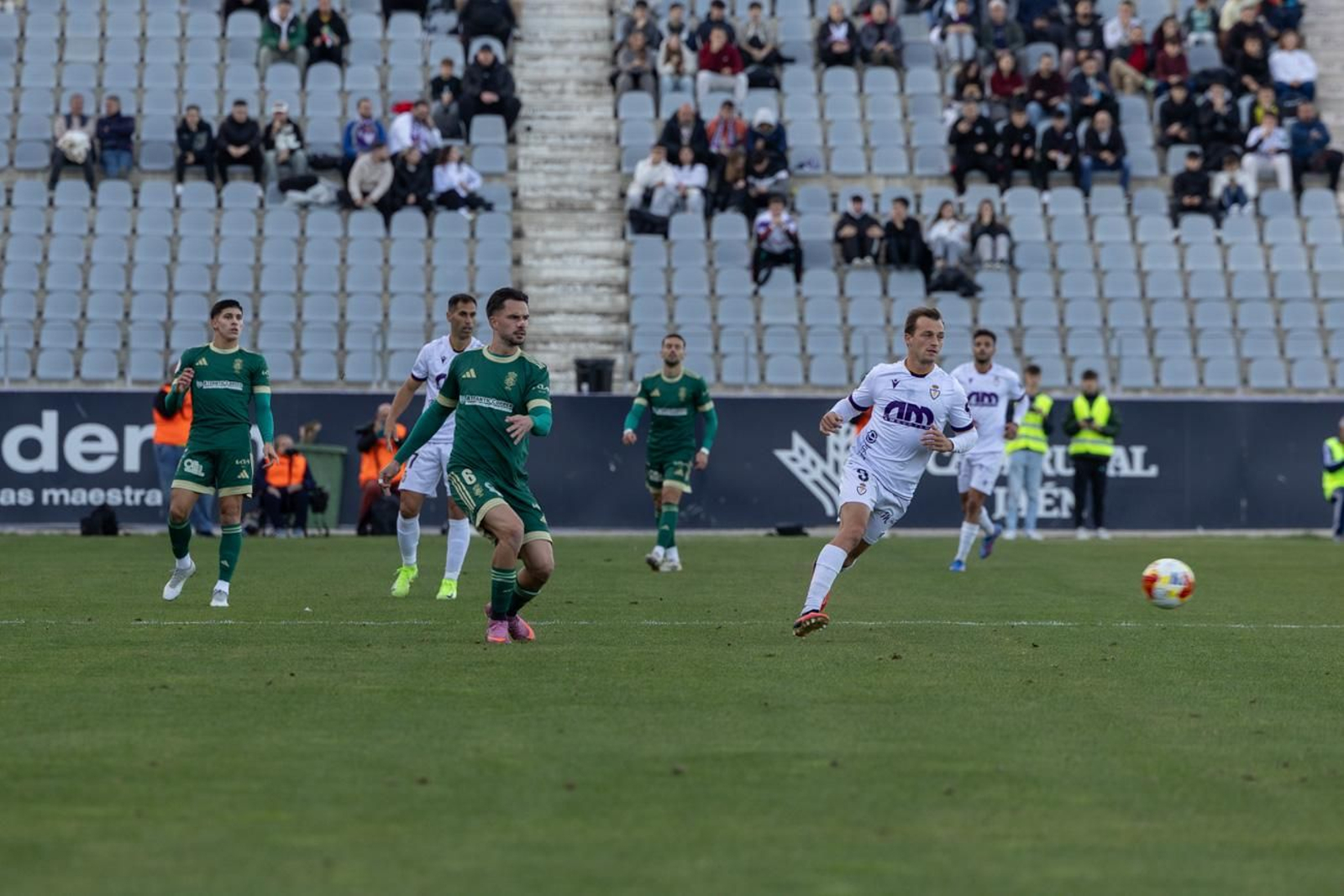 José Carlos durante el encuentro del pasado domingo ante el Real Jaén.