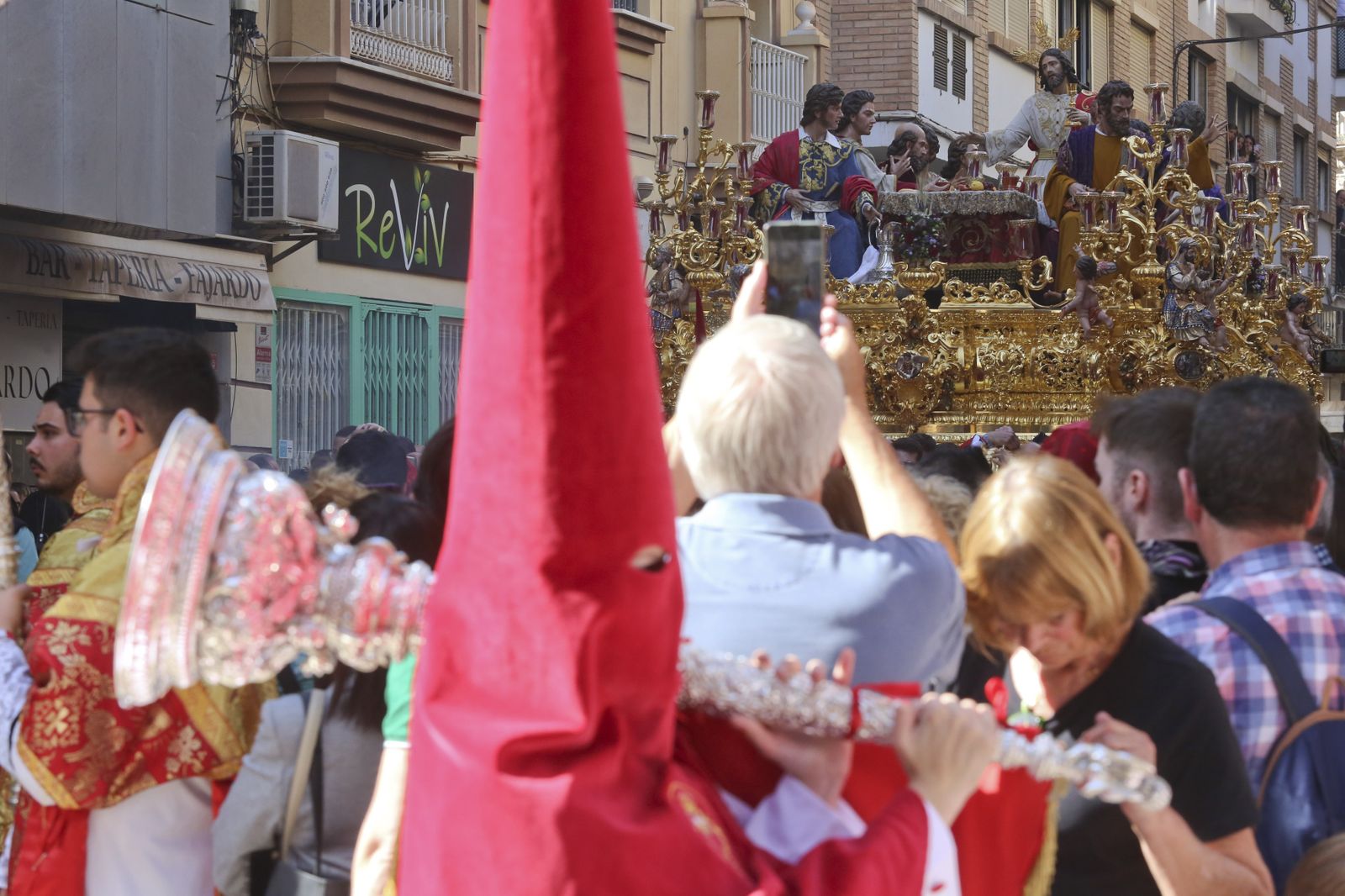 Las fotos de la Sagrada Cena, en el Jueves Santo de Málaga