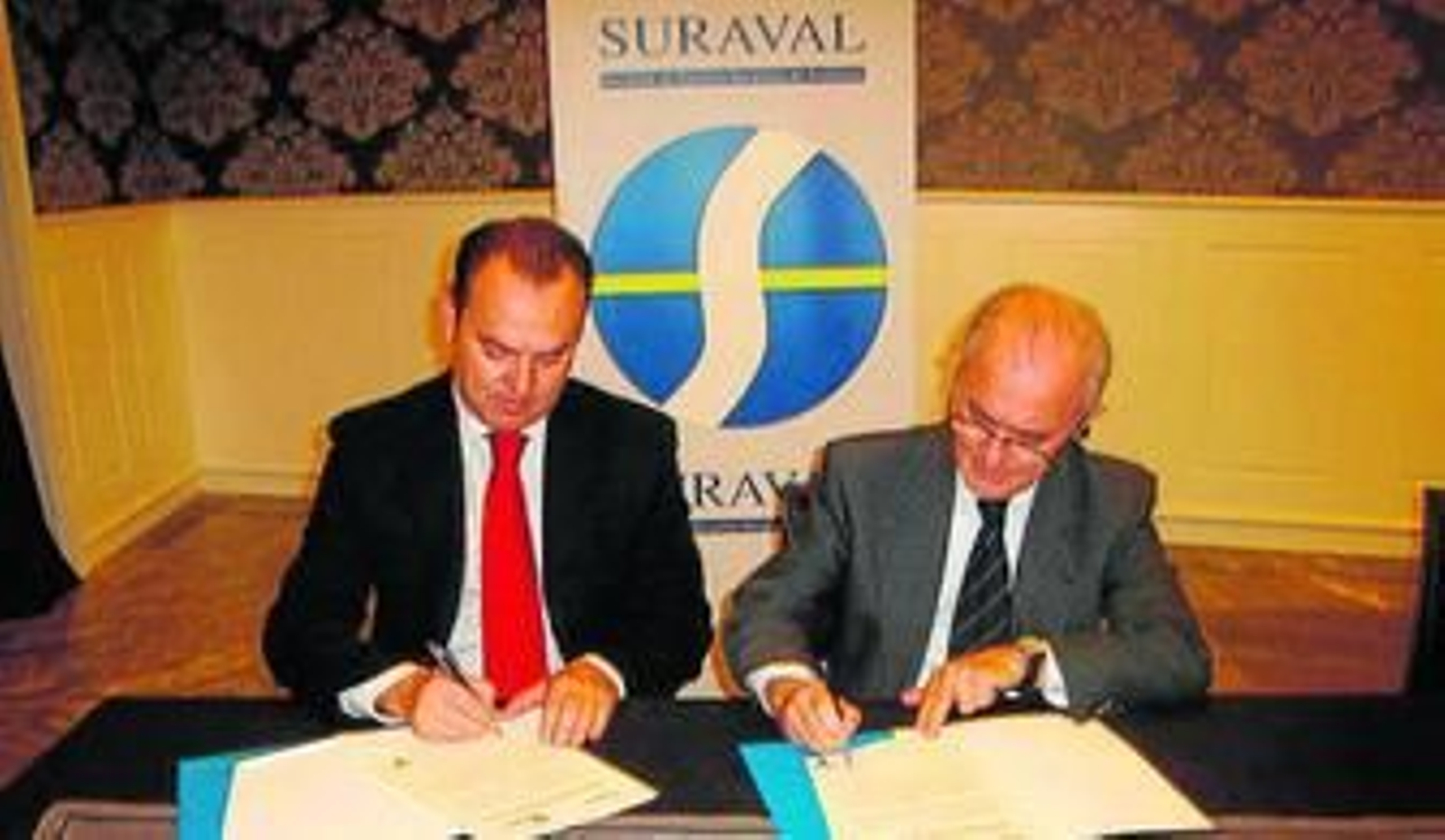 Pablo Millán (Suraval) y José Antonio Sánchez (Cajasol).