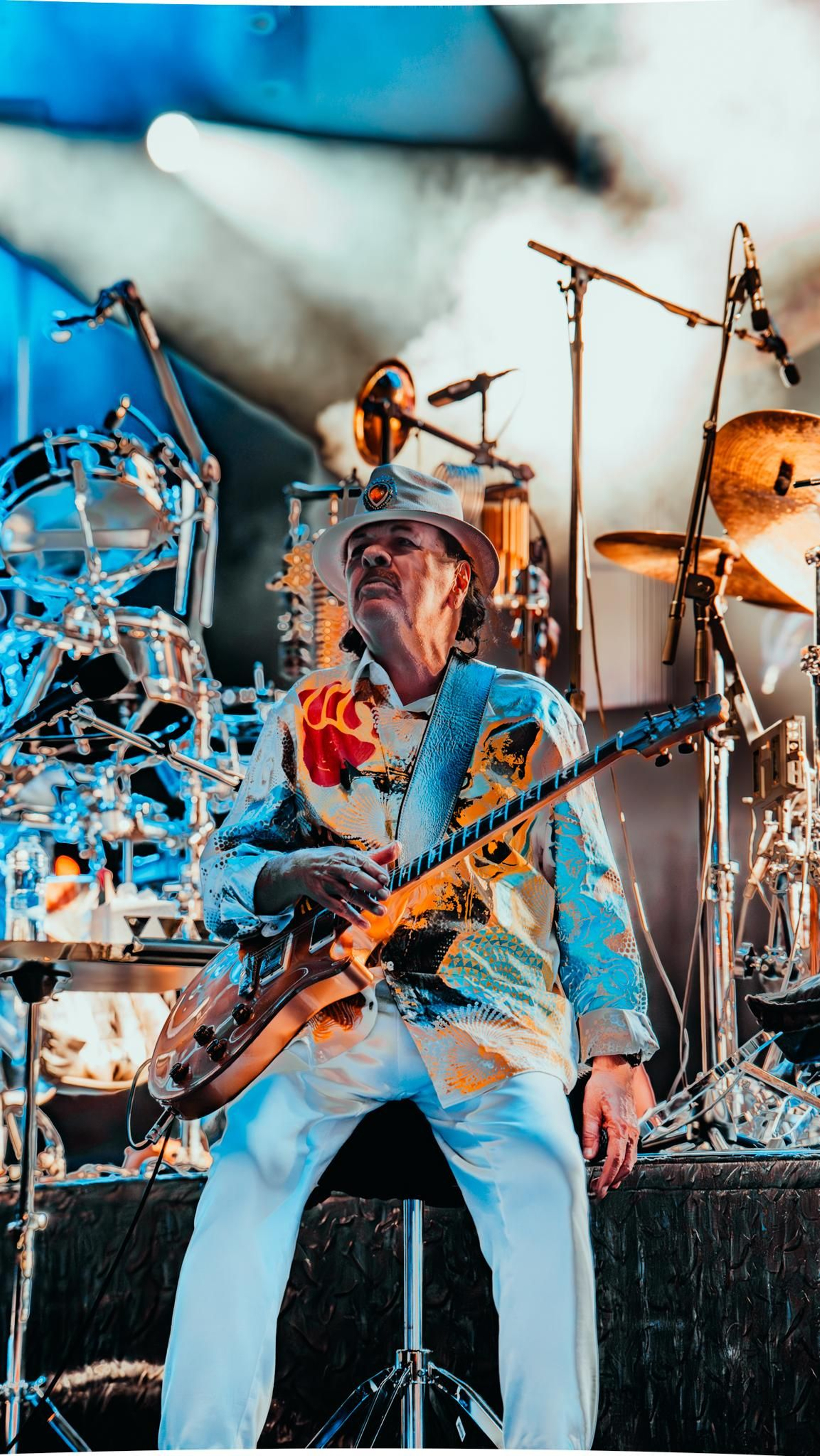 Las imágenes del concierto de Carlos Santana en Tío Pepe Festival en Jerez